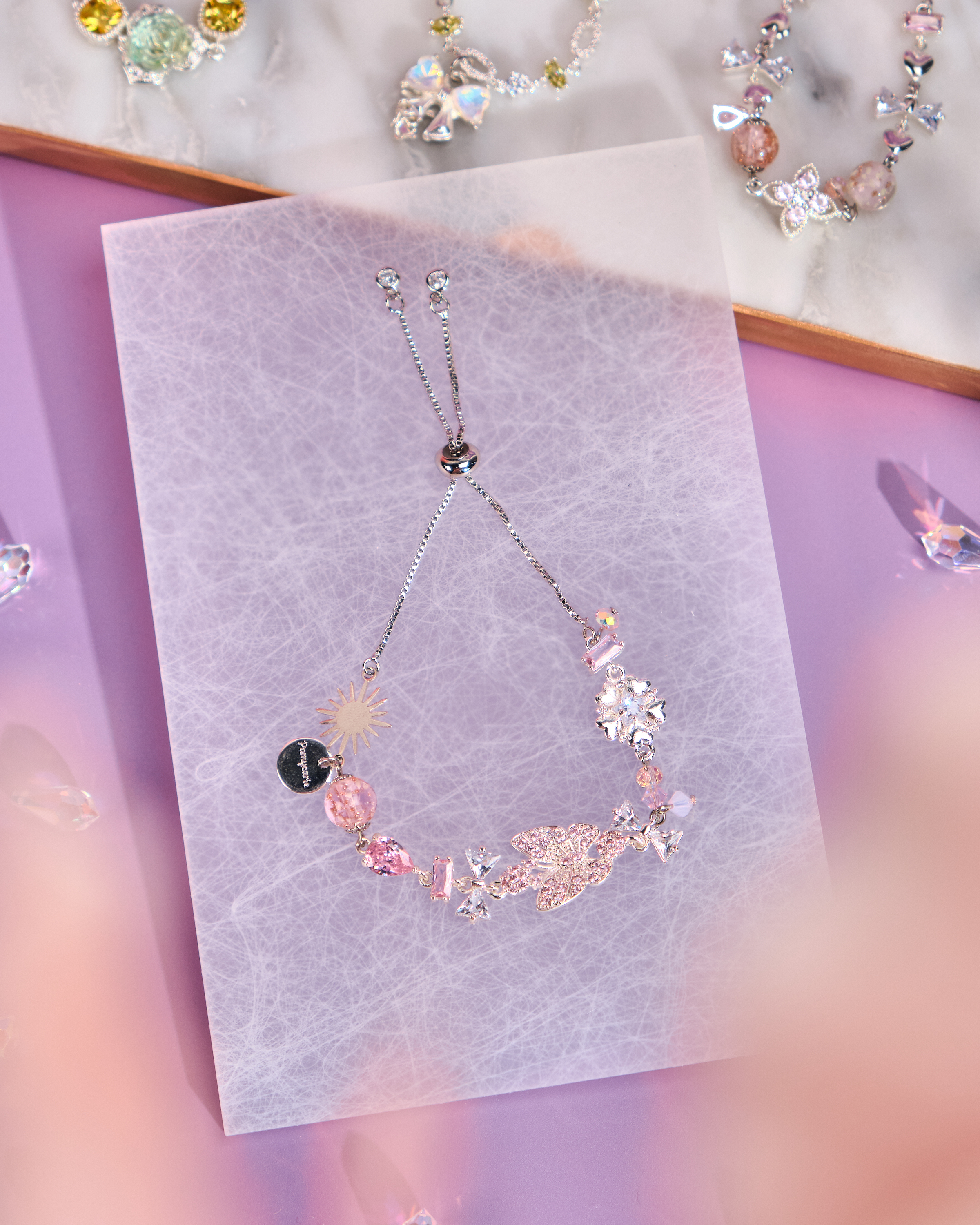 12014 月光寶盒鋯石手鏈