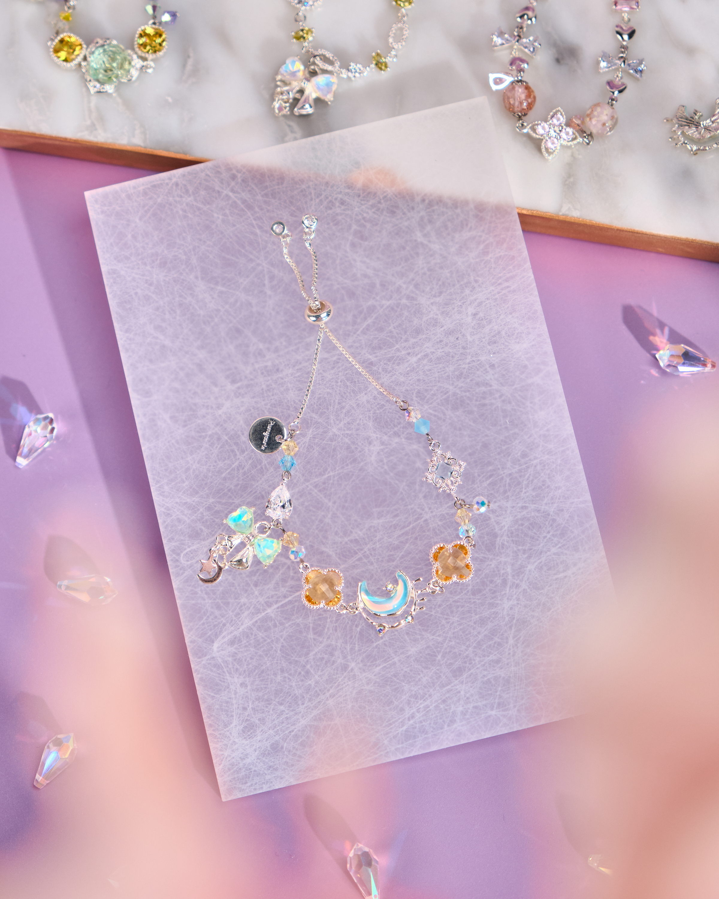 12010 月光寶盒鋯石手鏈