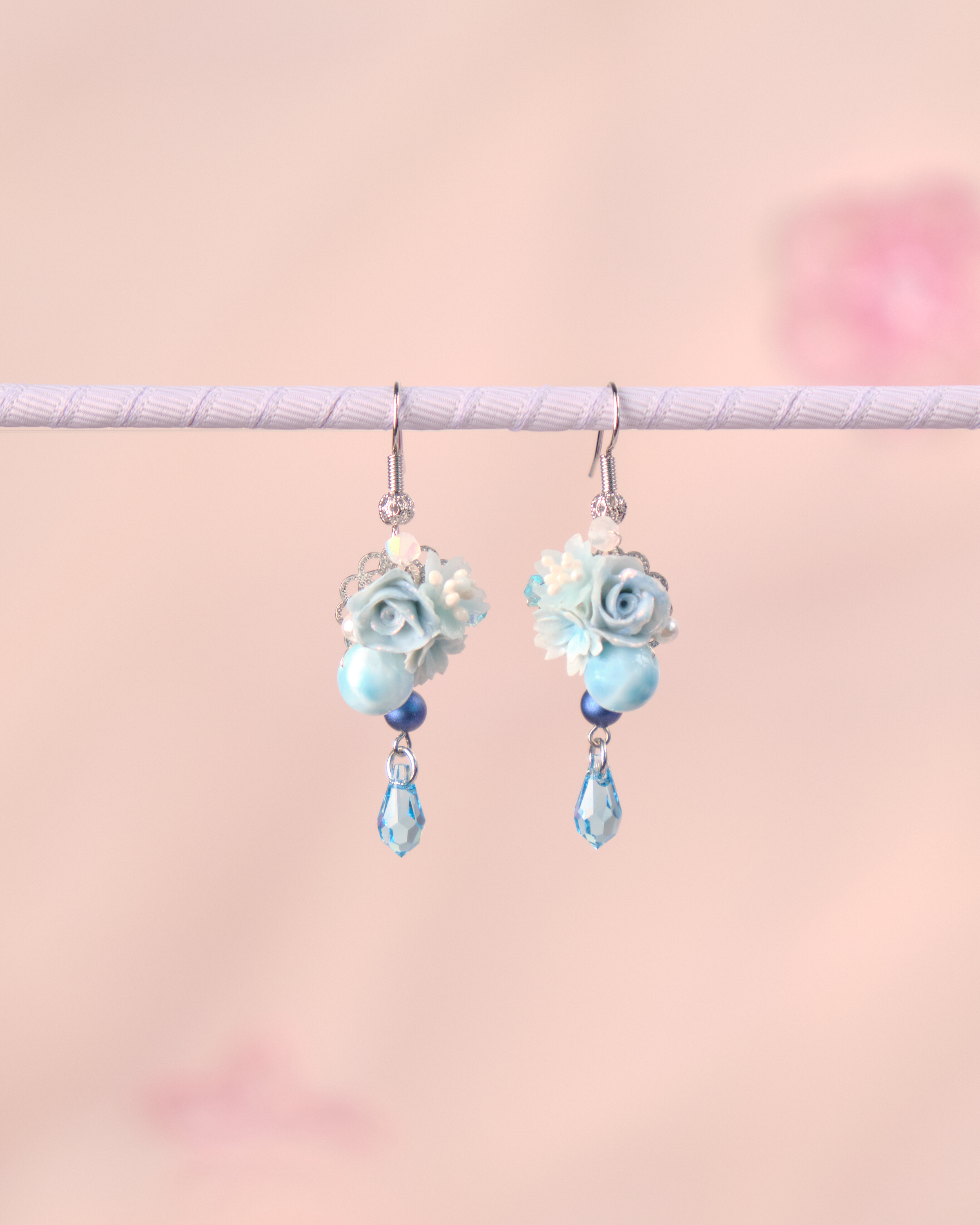 12004 Half Bouquet Hook Earrings