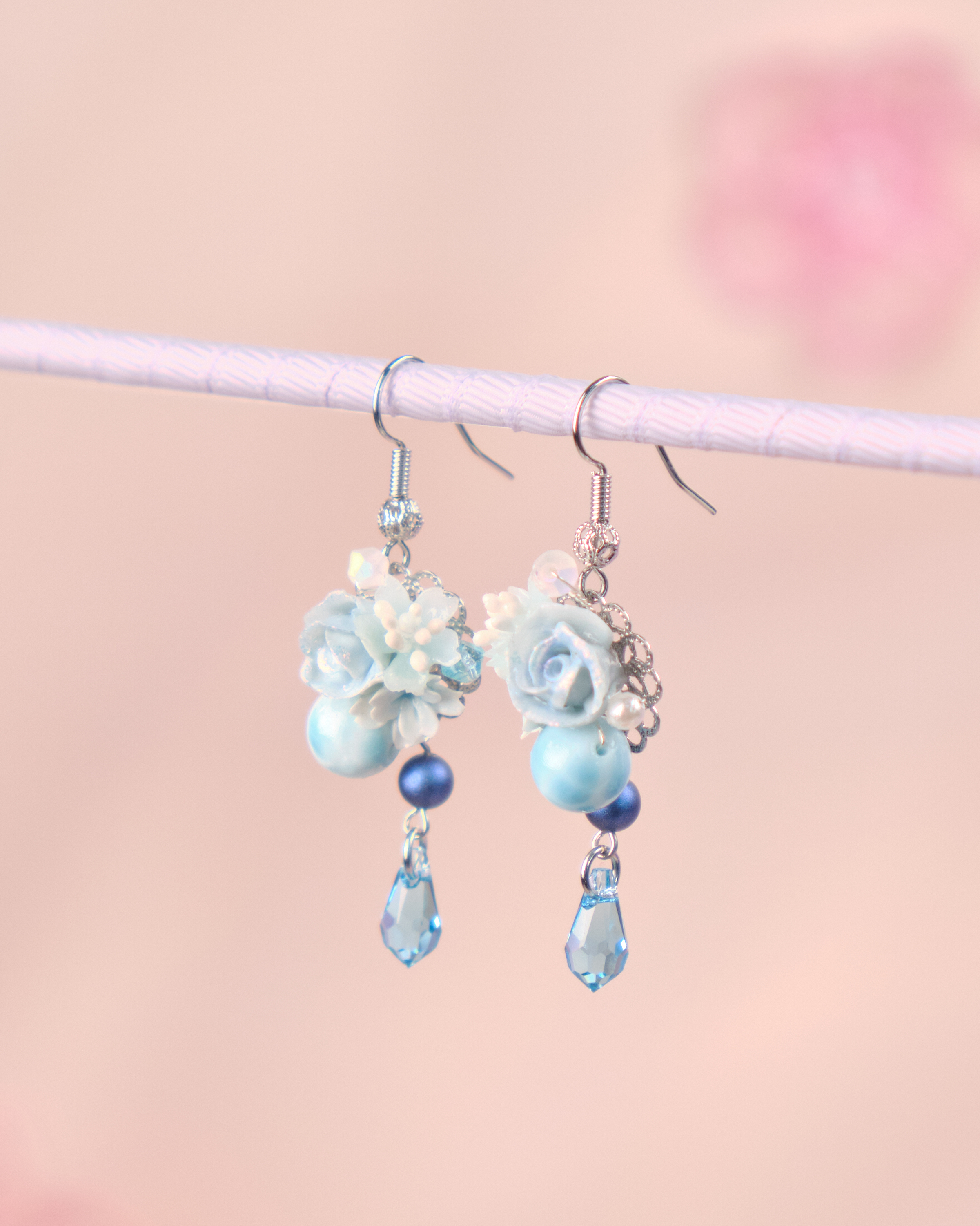 12004 Half Bouquet Hook Earrings