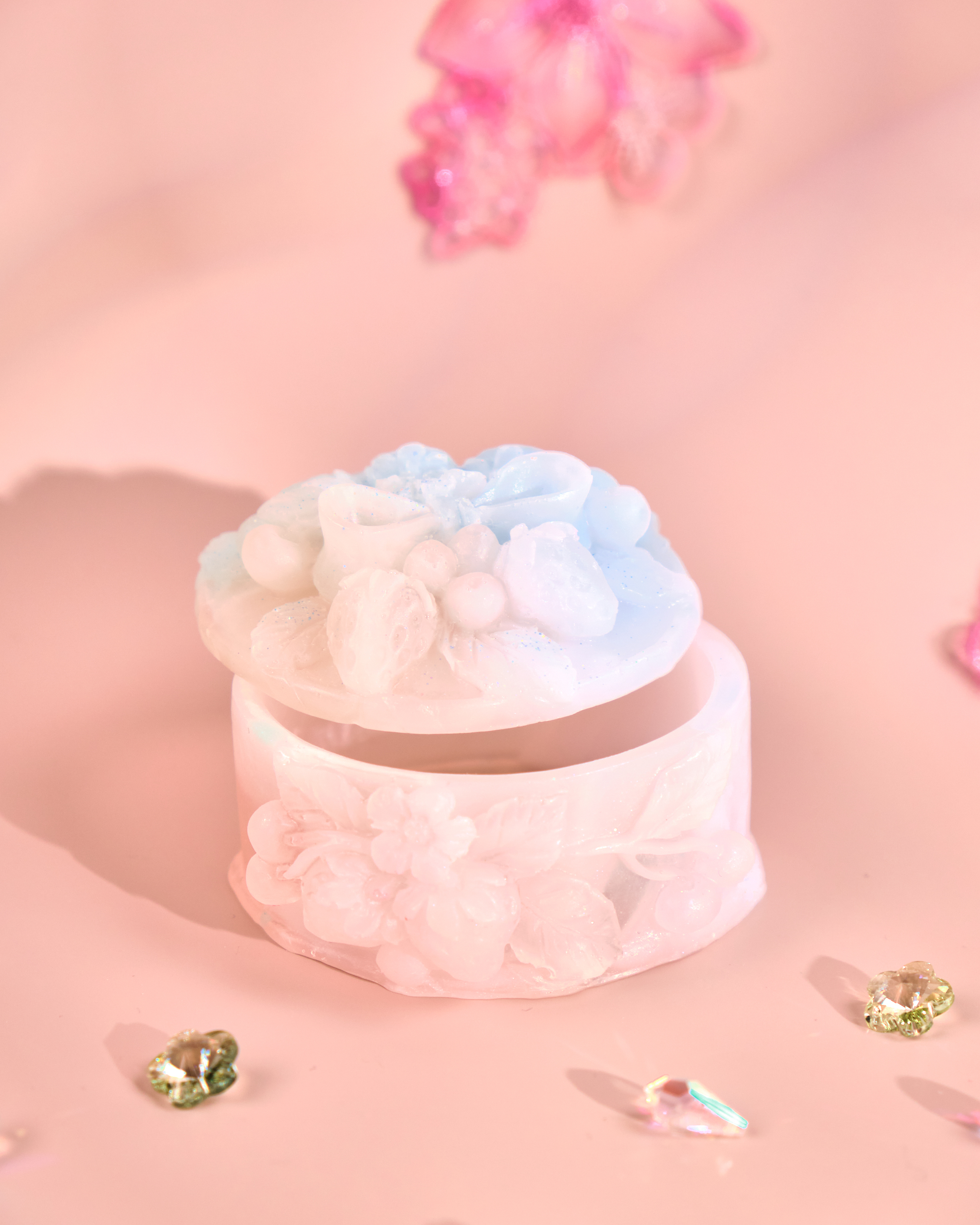 12001 Bow Jewellery Resin Box