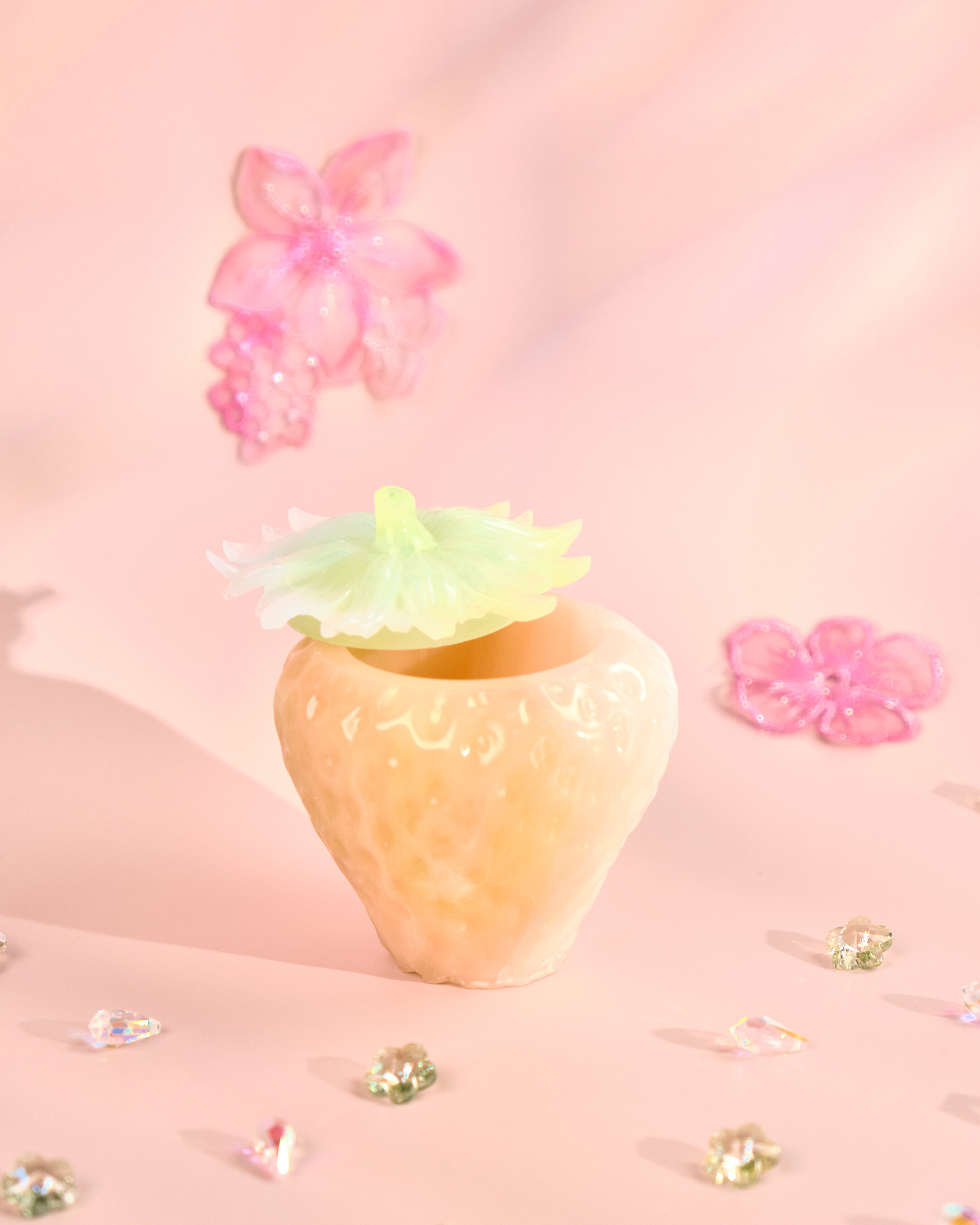 12000 Strawberry Jewellery Resin Box