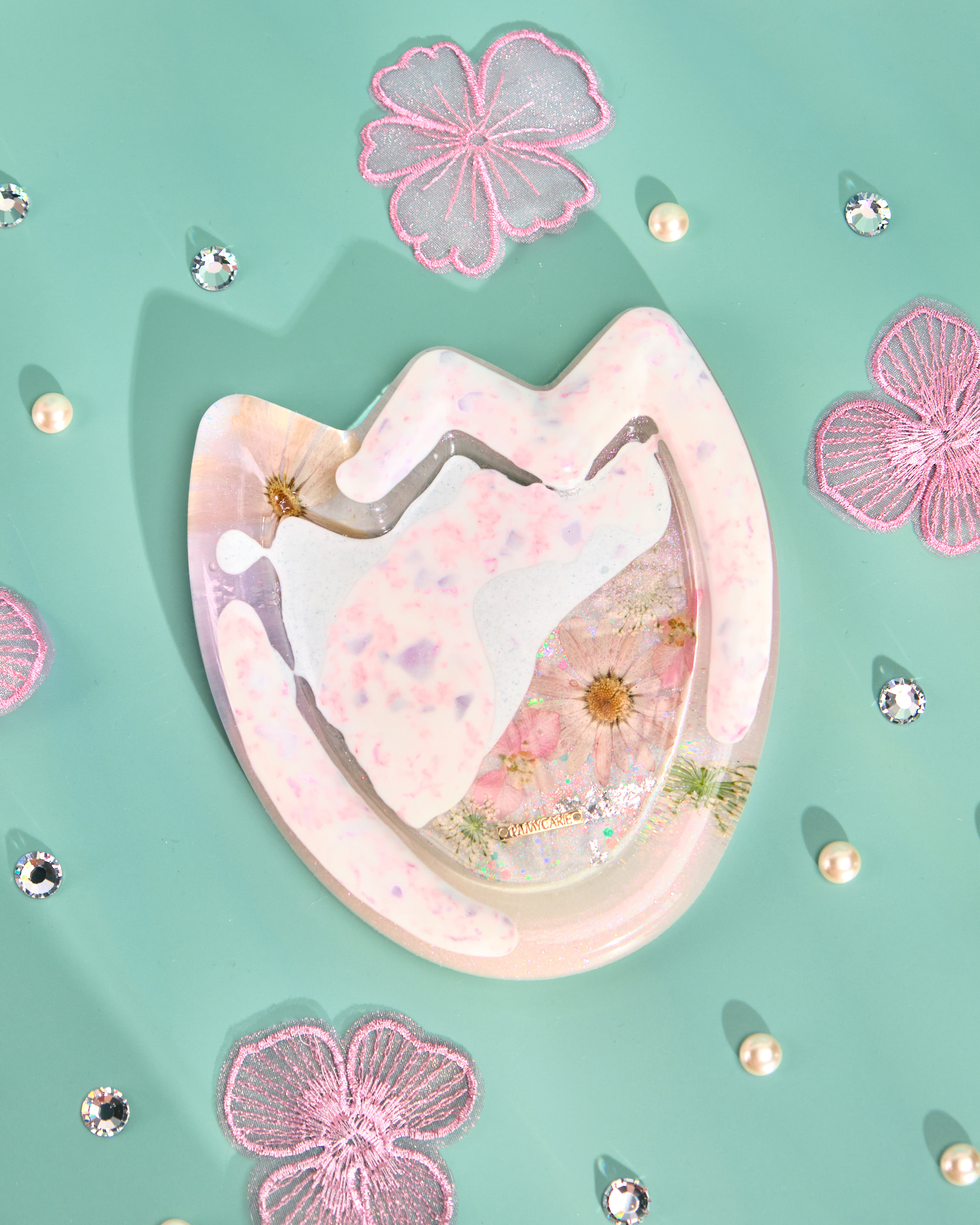 11997 Pressed Flower Accessories Resin Plate