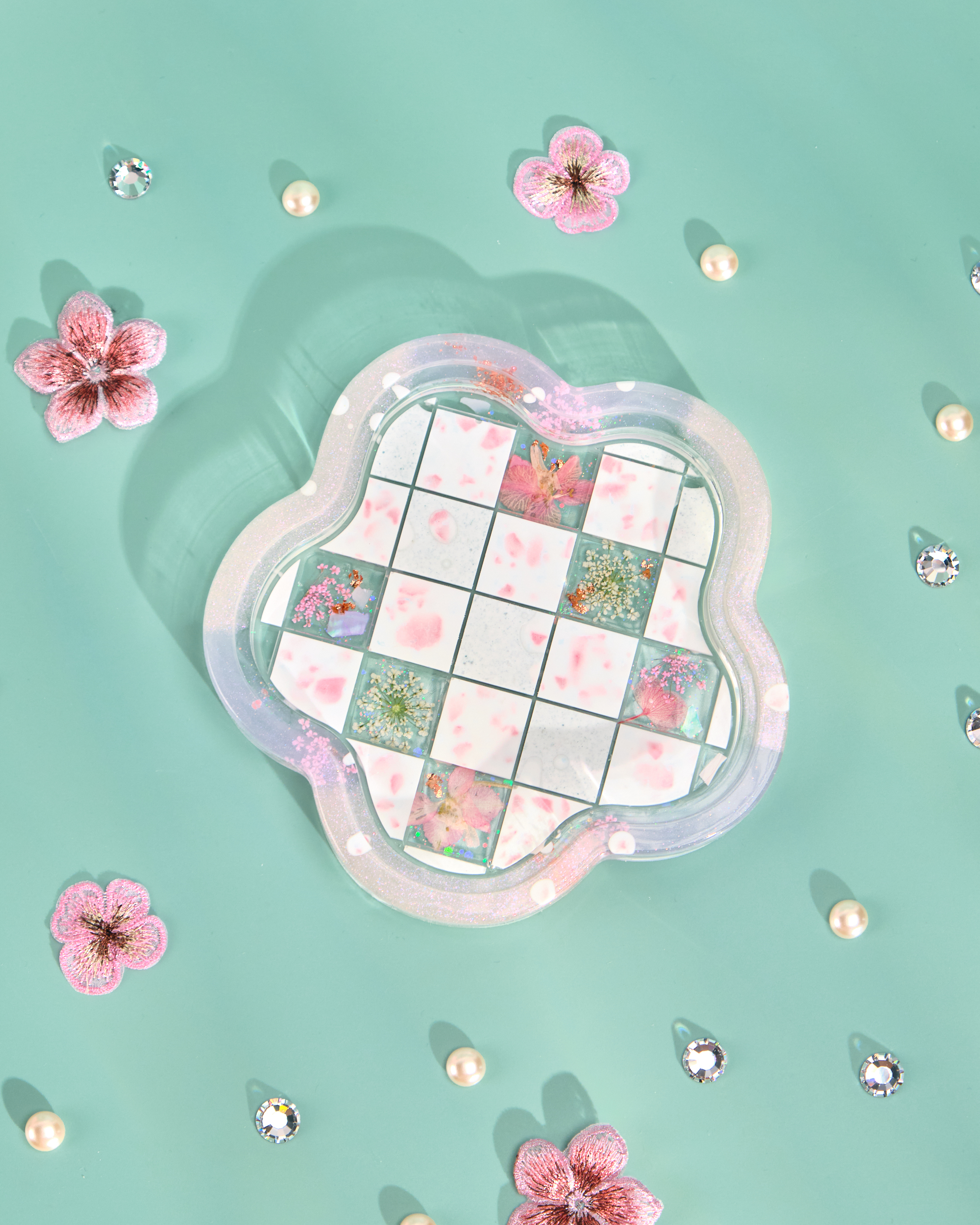 11990 Resin Checked Resin Plate