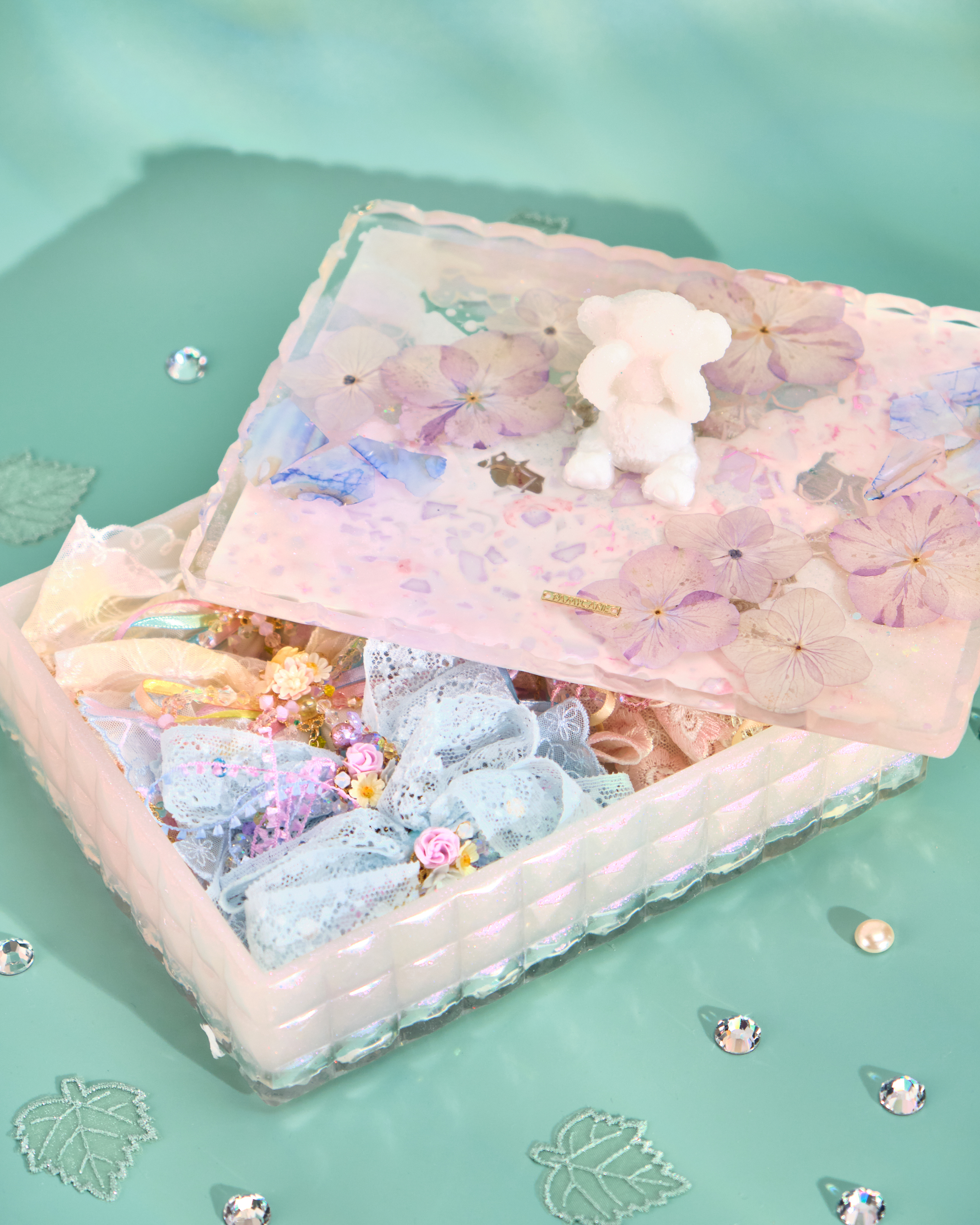 11993 Pressed Flower Accessories Resin Plate