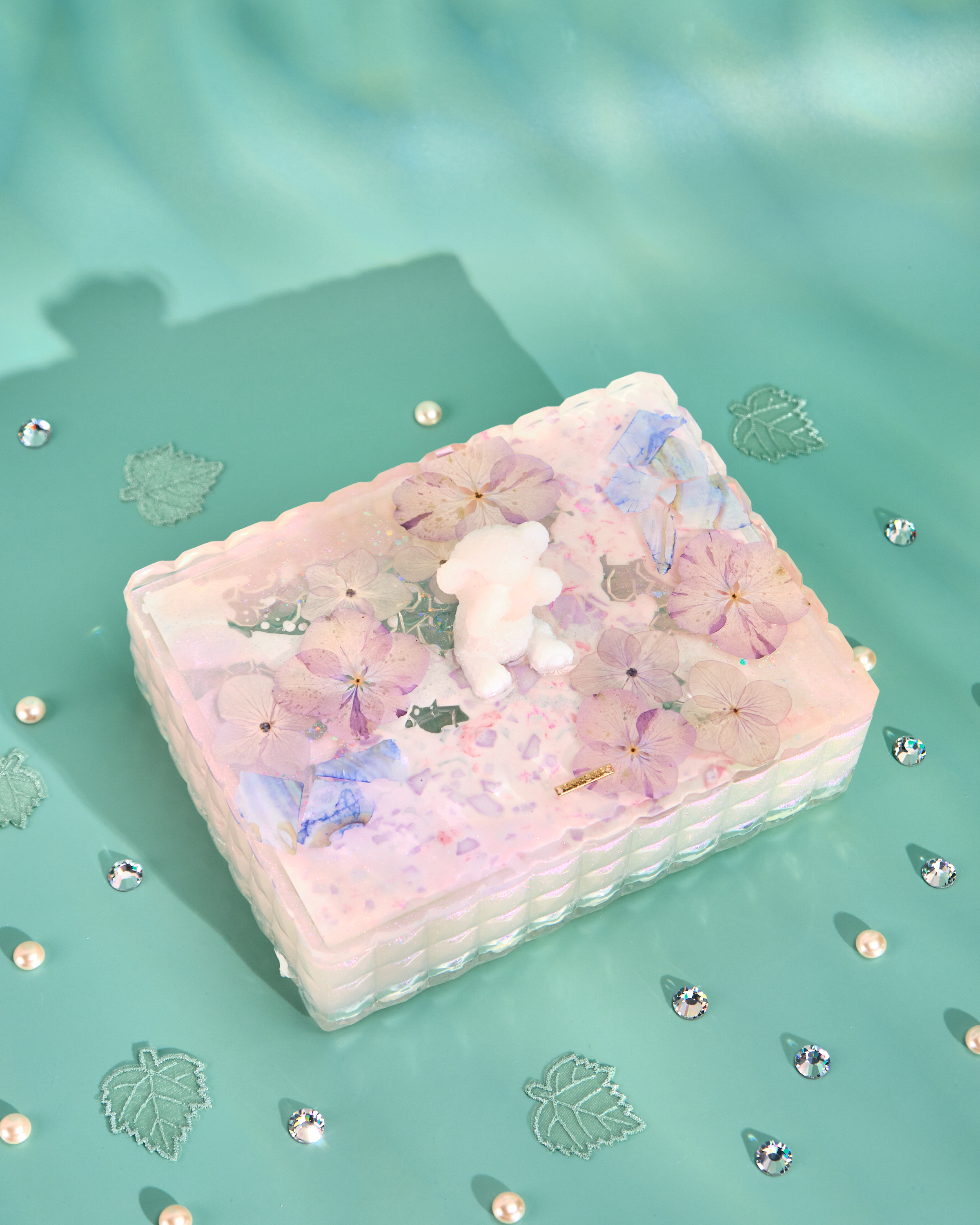 11993 Pressed Flower Accessories Resin Plate