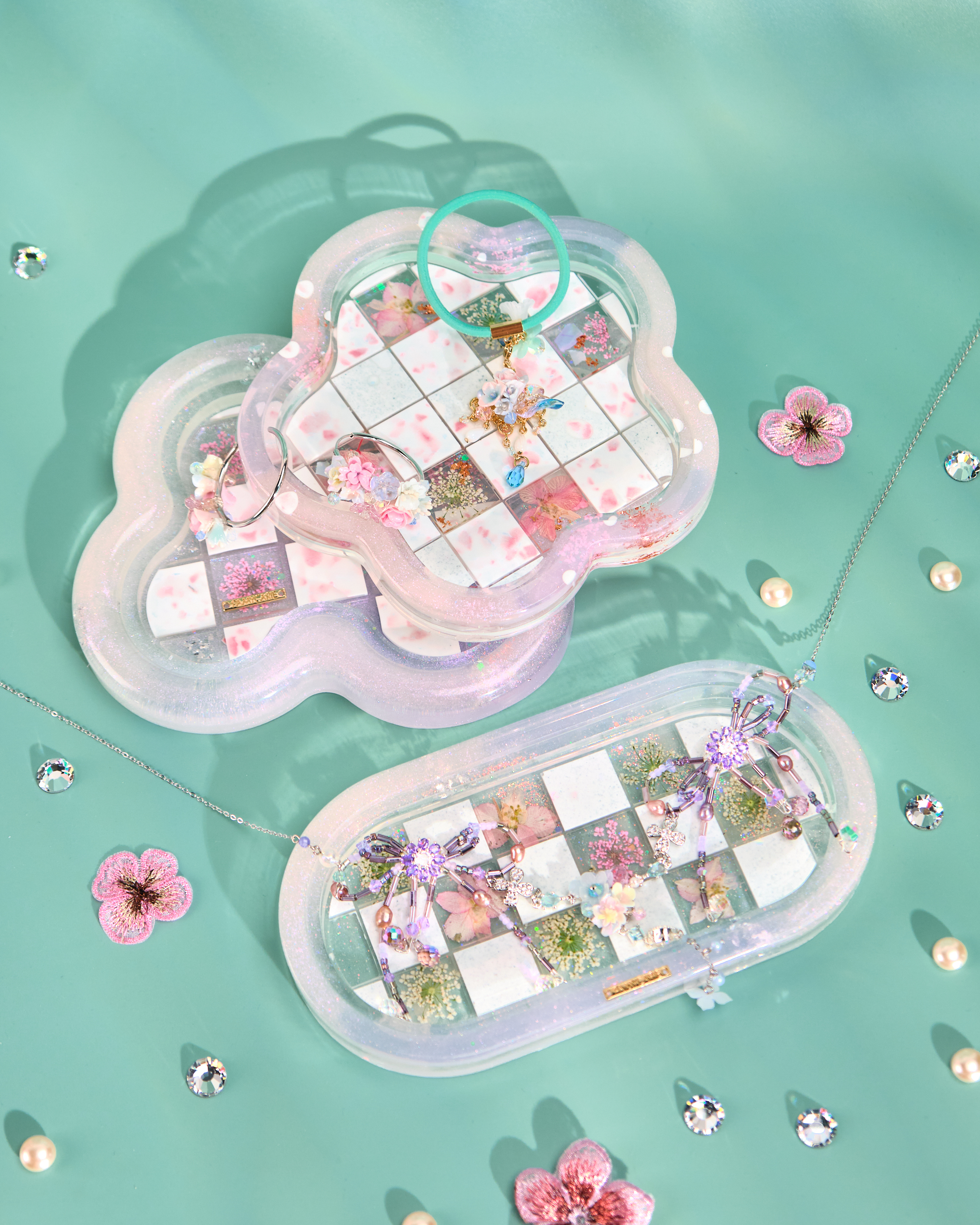 11990 Resin Checked Resin Plate