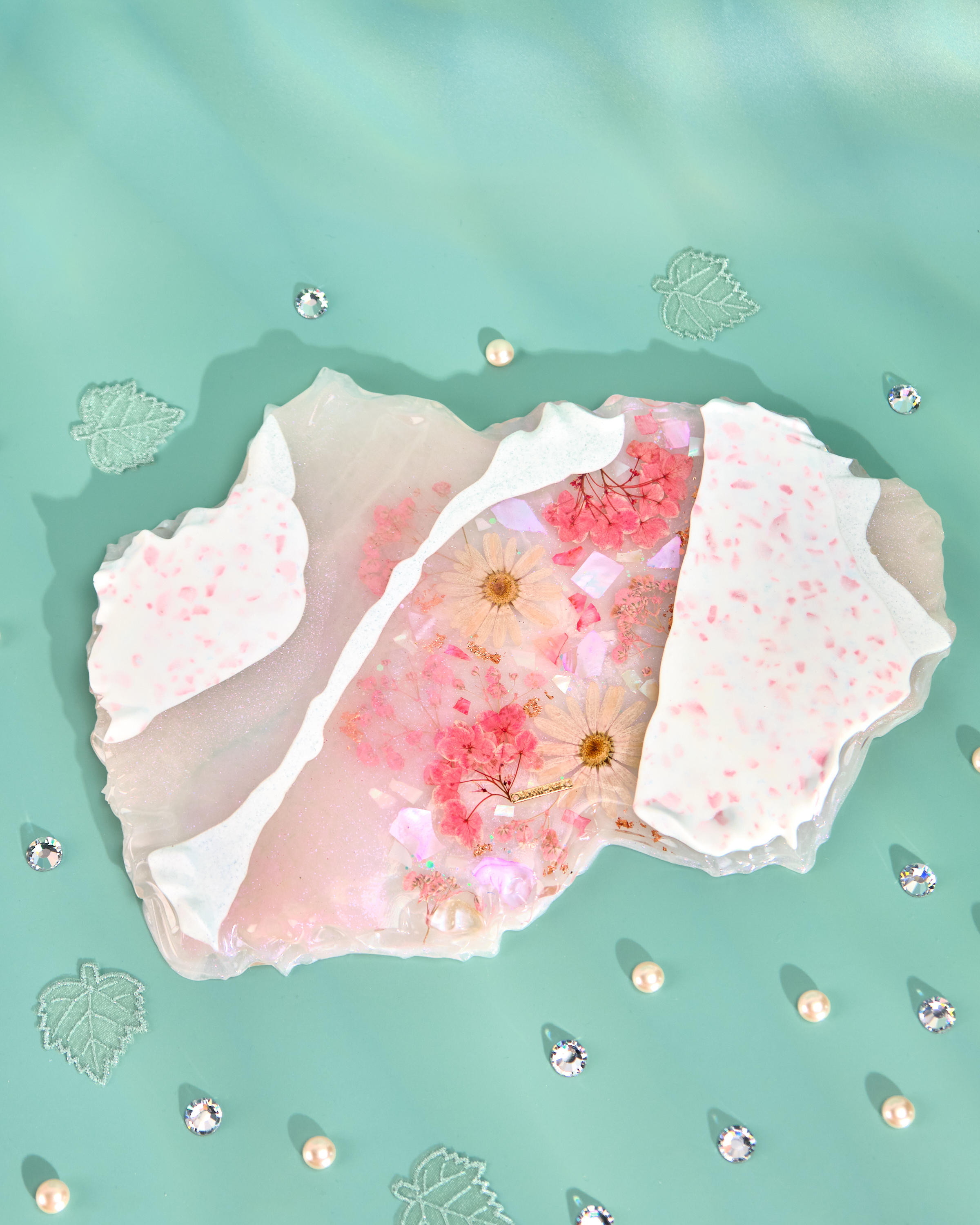 11994 Pressed Flower Accessories Resin Plate