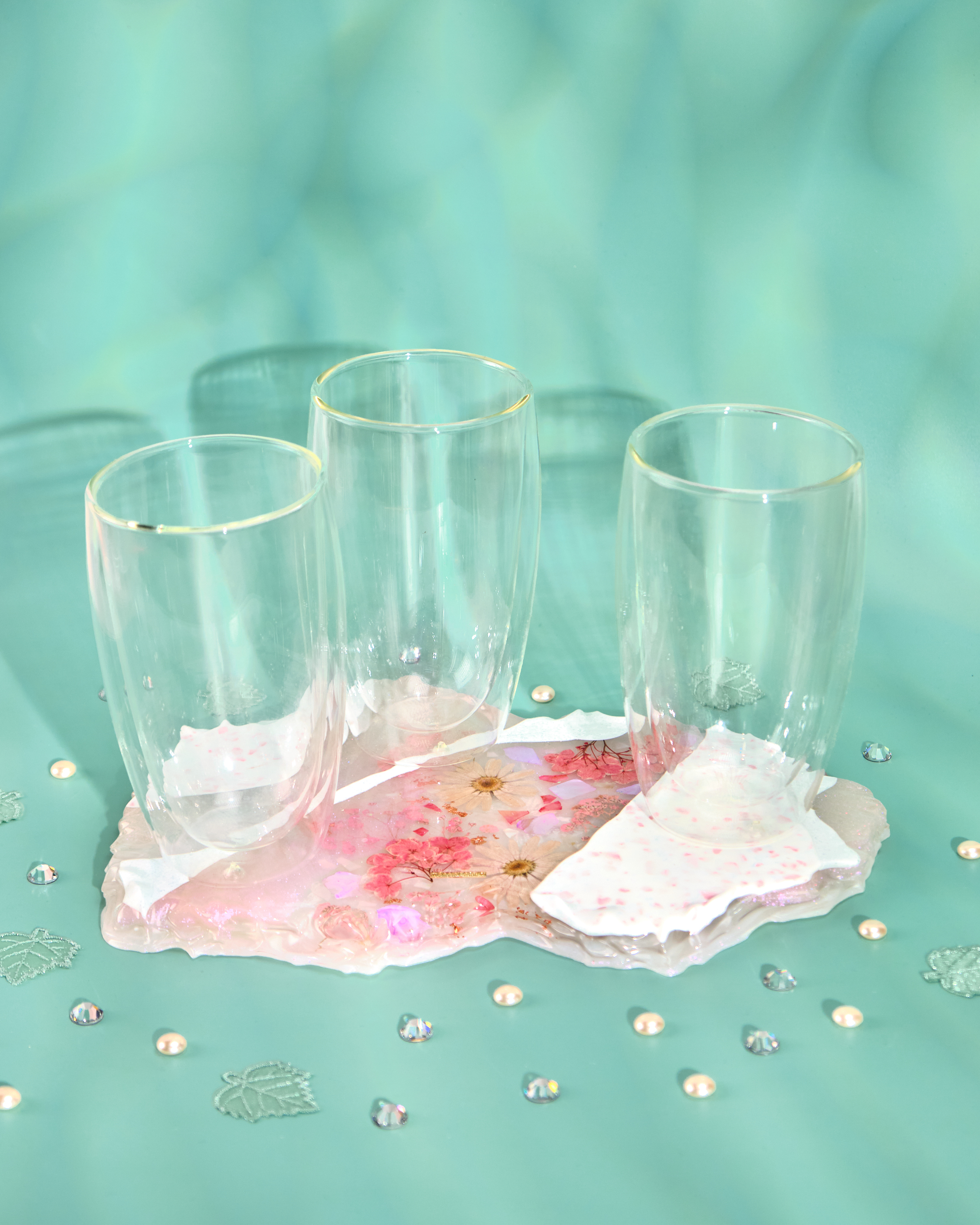 11994 Pressed Flower Accessories Resin Plate