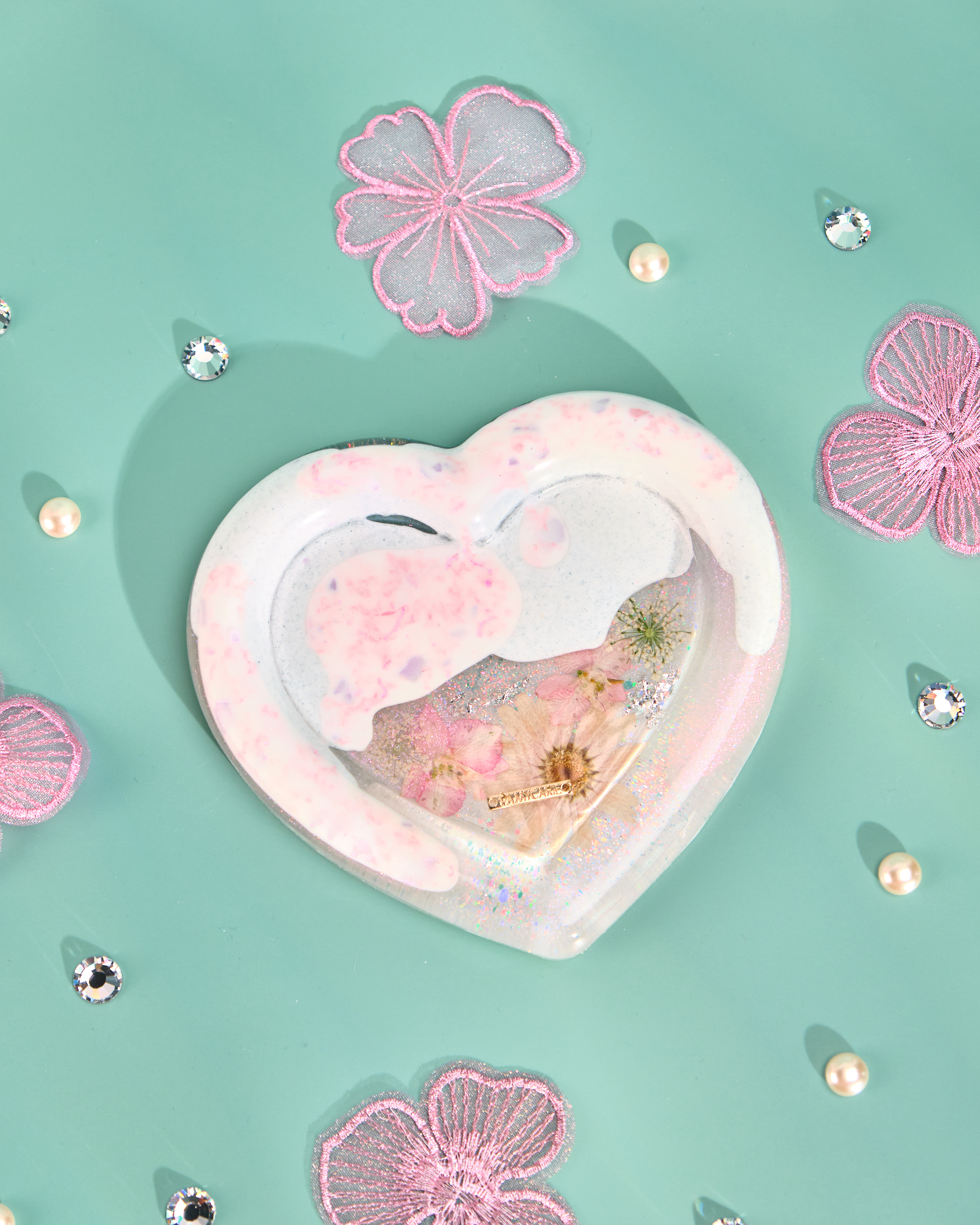 11996 Pressed Flower Accessories Resin Plate