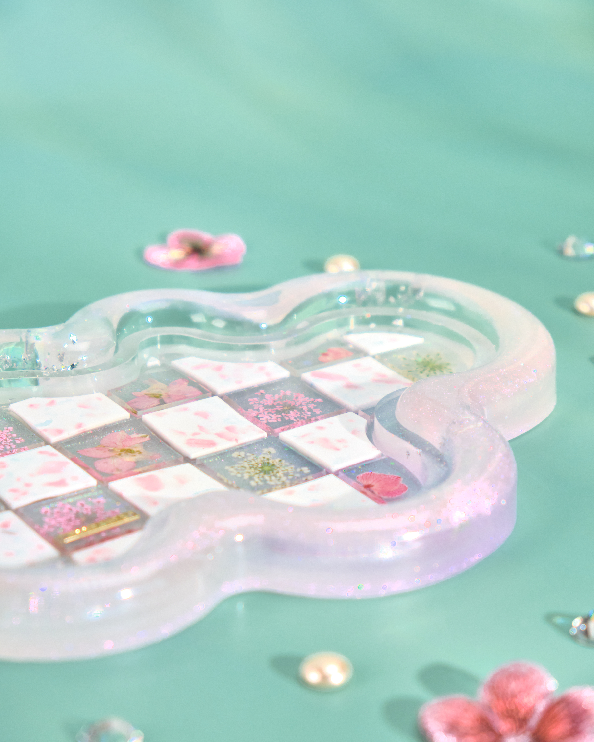 11991 Resin Checked Resin Plate