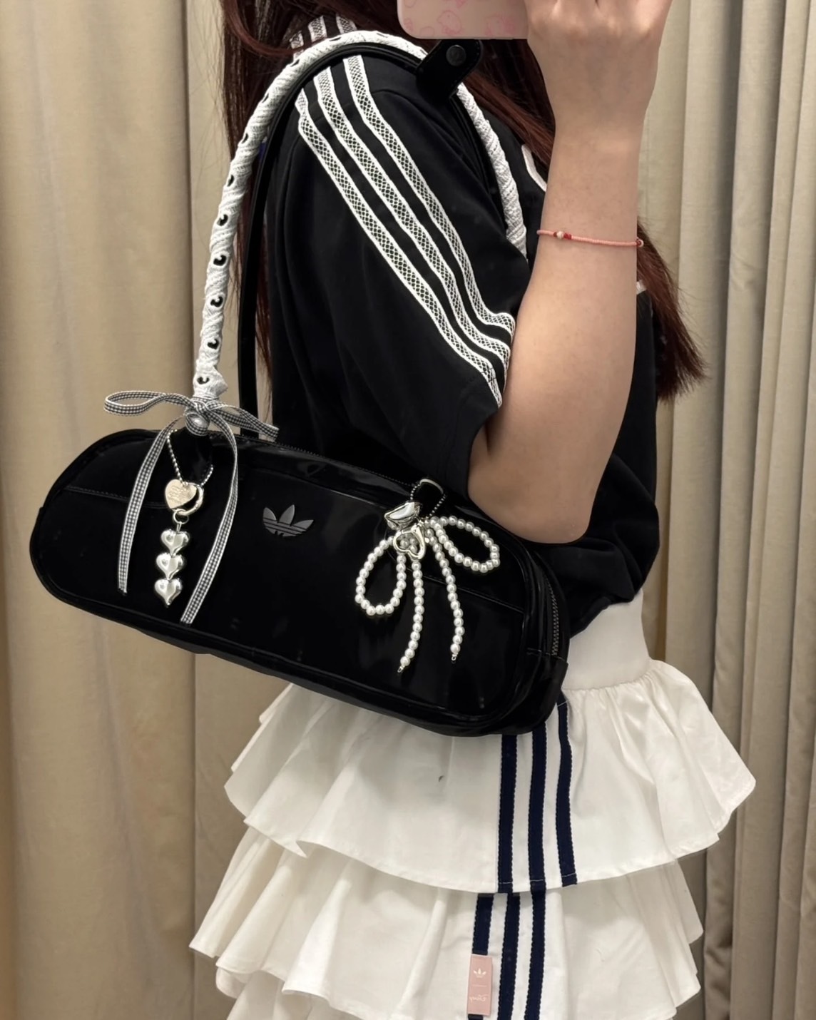 【現貨】Adidas Originals  手提包 腋下包 PU皮 法棍包 2色