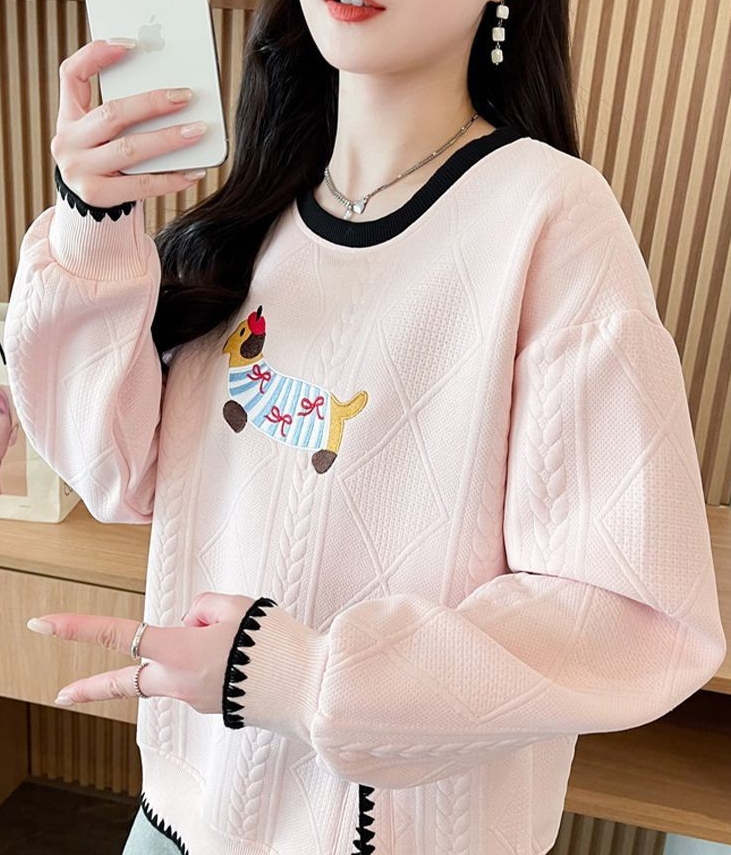 Cute Dachshund Print Sweatshirt