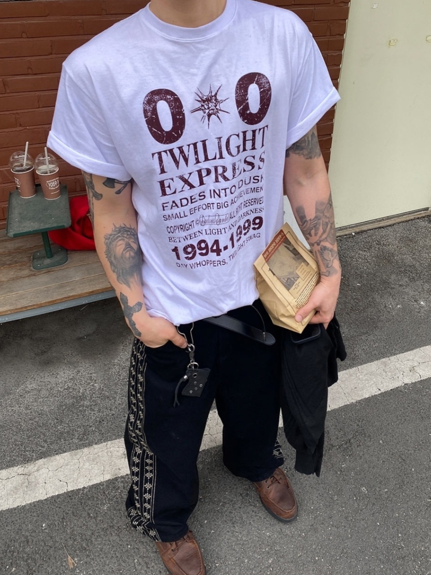 雙零印花短袖T卹