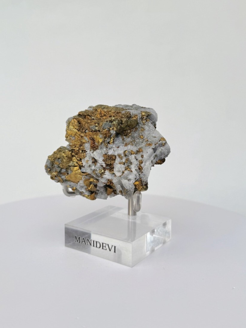 大天使連結礦頻-冰州石共生黃銅礦  MAGCPJ195214