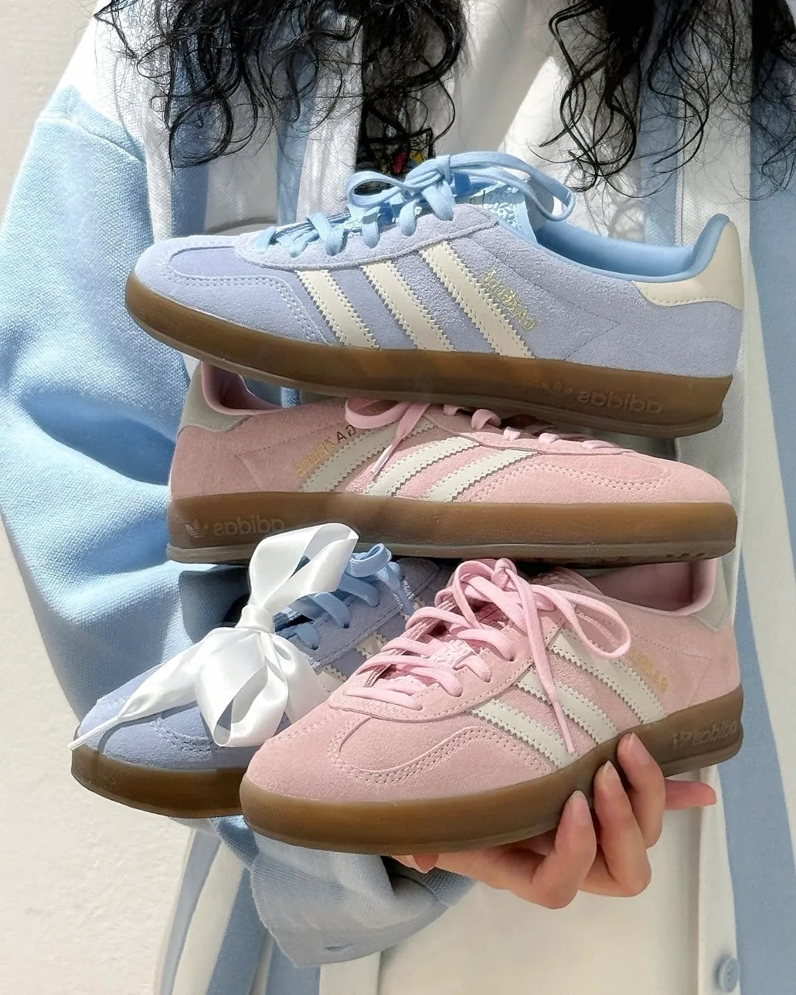 (預訂) Adidas Gazelle Indoor 粉紅粉藍