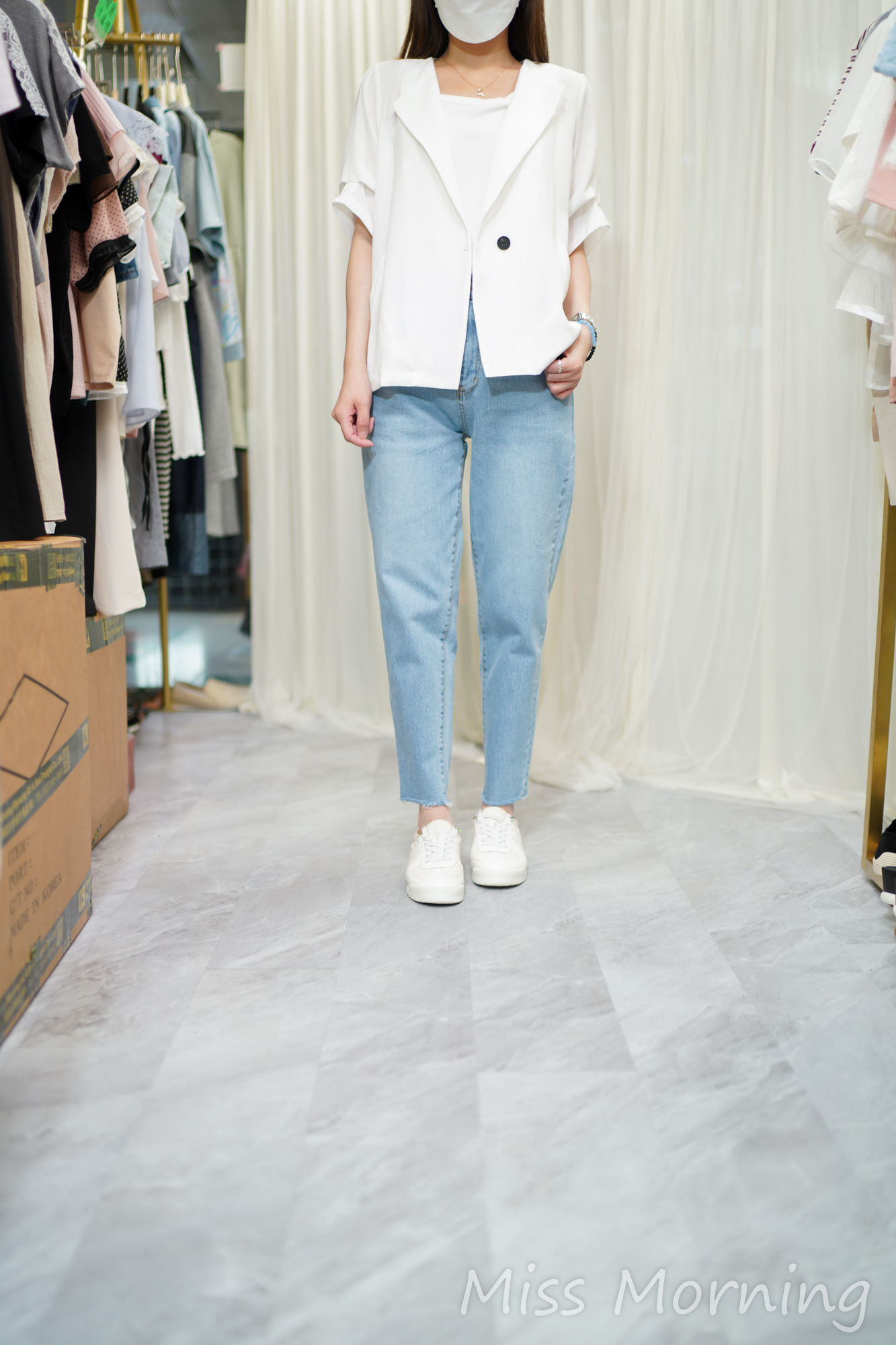 顯瘦免燙外套(14691)