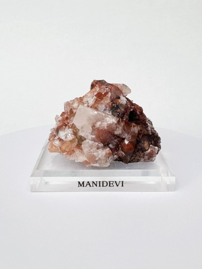 大天使連結礦頻- 琥珀紅方糖方解石 MAGCAJ197329