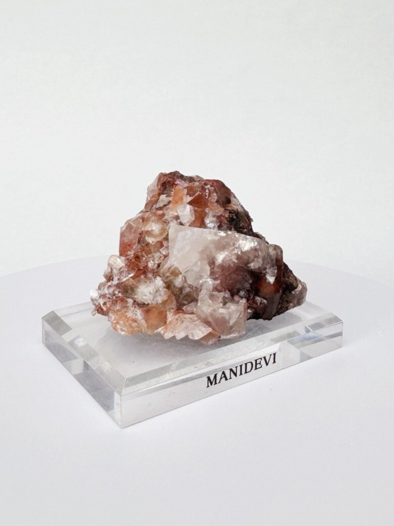 大天使連結礦頻- 琥珀紅方糖方解石 MAGCAJ197329