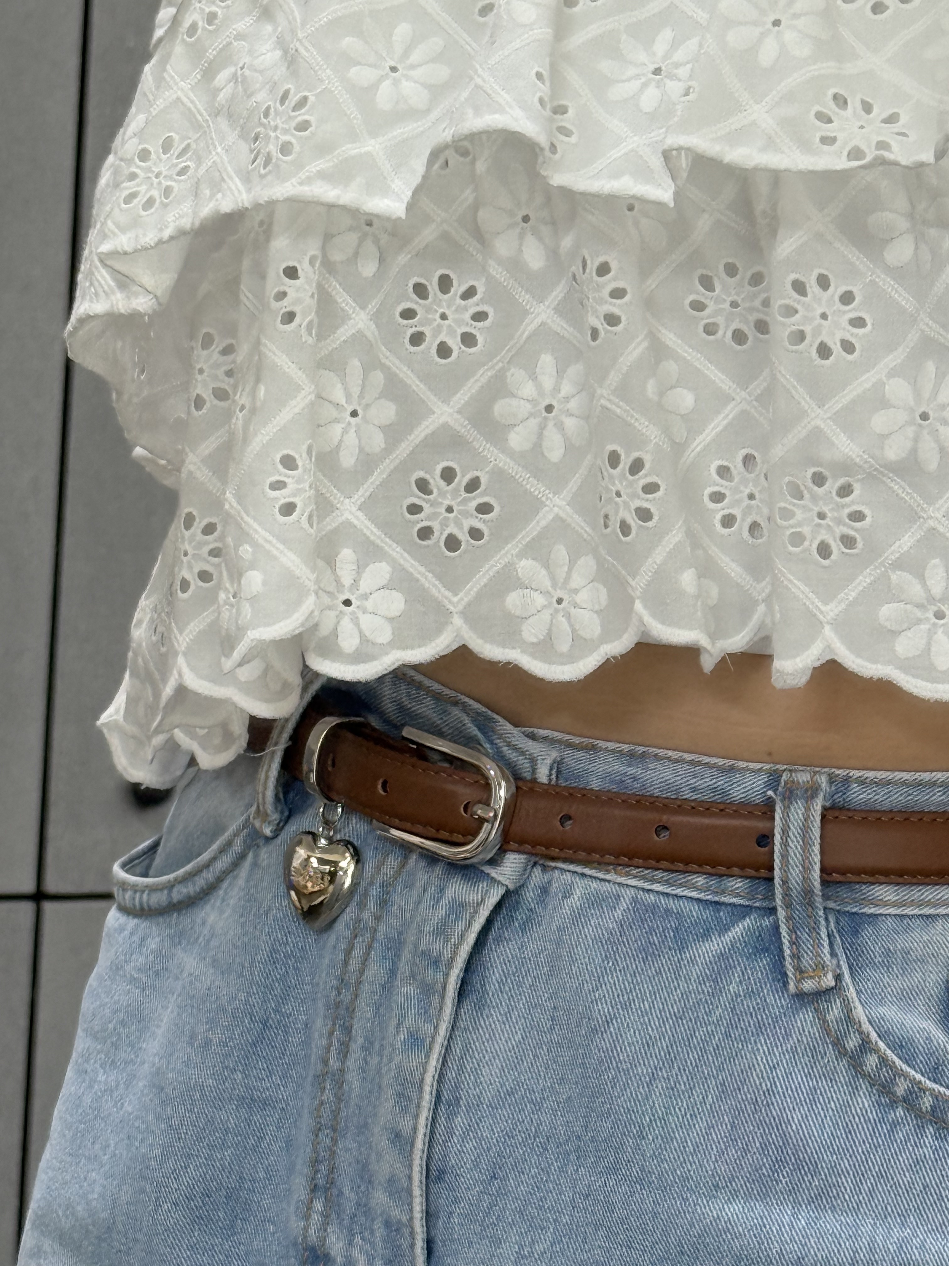 心型牛皮皮帶 $108+$30