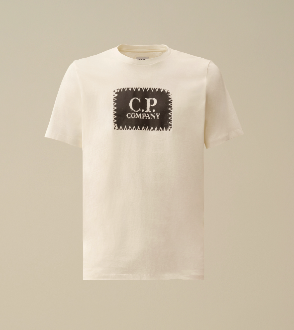 C.P. Company  30/1 平紋針織棉短袖球衣  LOGO  T恤   JUL25