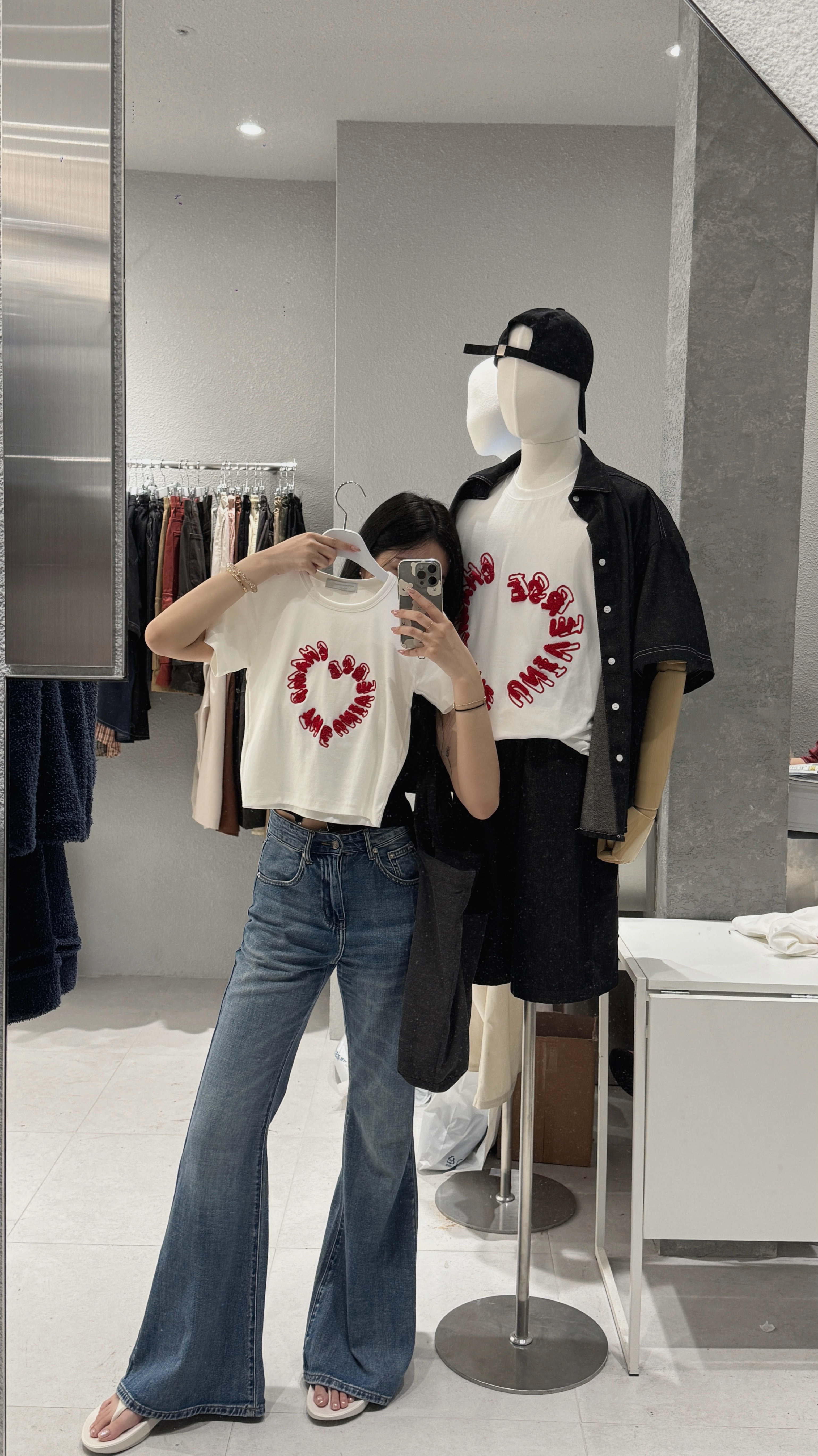 韓國選品🇰🇷Lovey愛心字母情侶裝