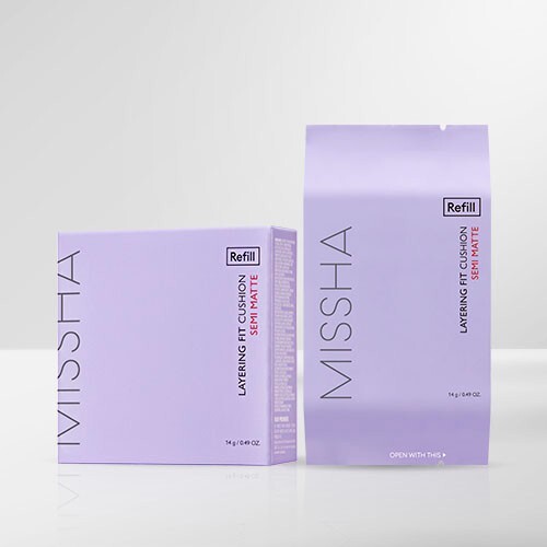 Missha Layering Fit Cushion Semi Matte 14g [Refill Only]