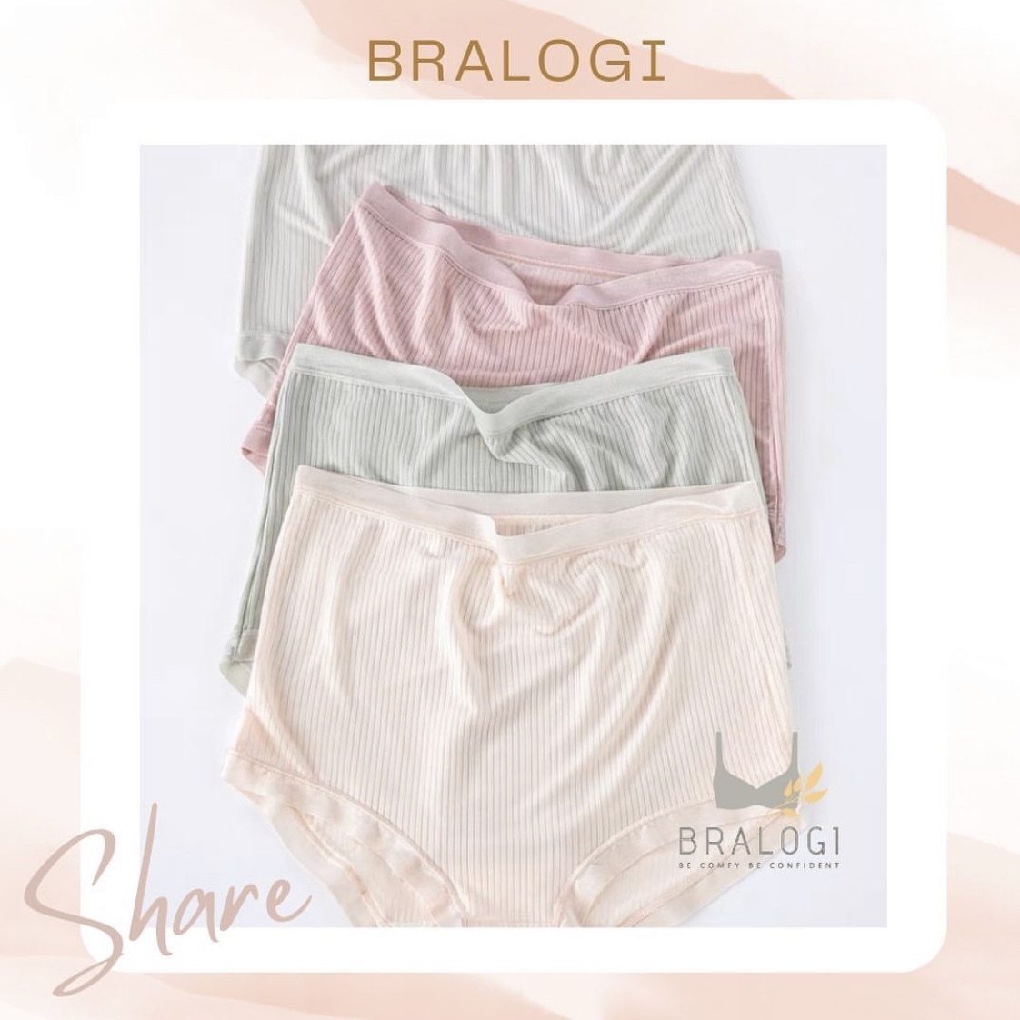 1990U 高腰包肚孕婦內褲 L/XL/XXL