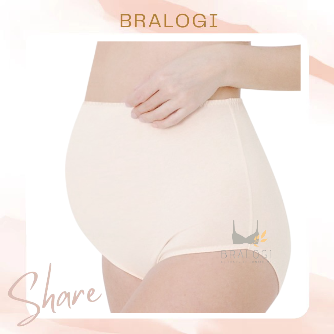 202U 韓國棉質高腰包肚孕婦內褲 L/XL/XXL