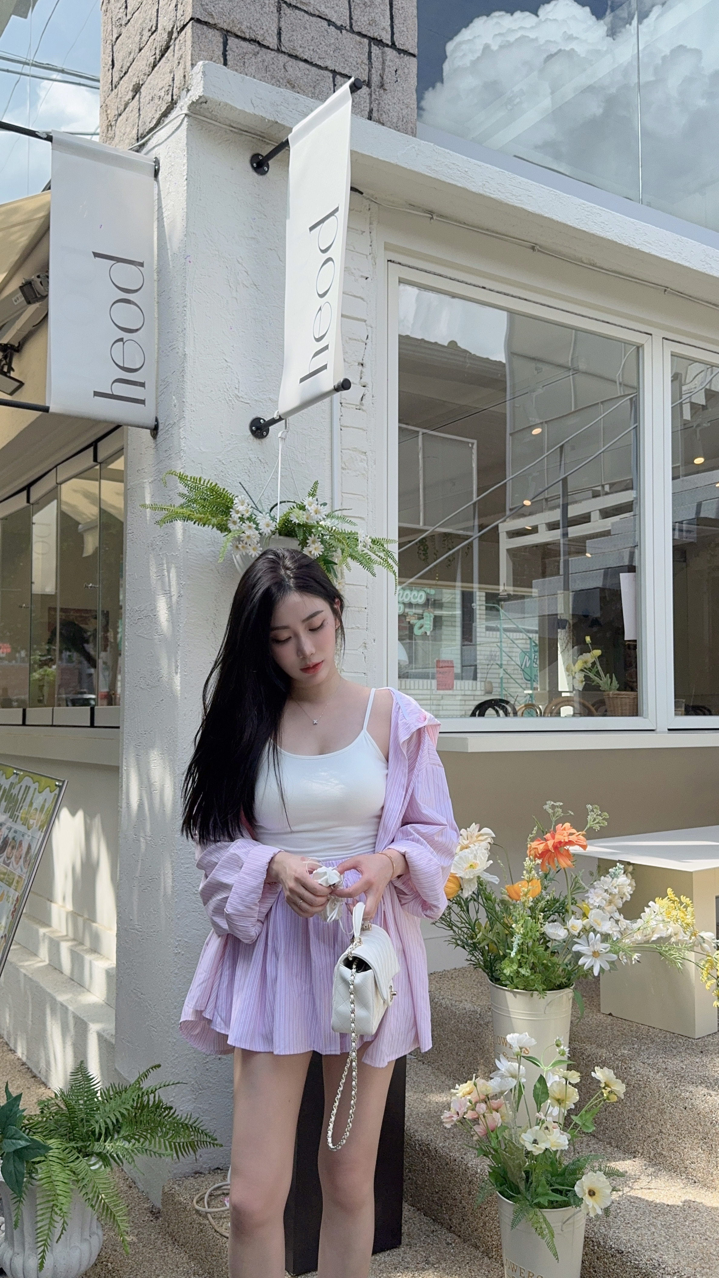 韓國選品🇰🇷甜夢少女🩰條紋襯衫