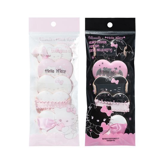 [01/07 - 31/07] Fillimilli x Hello Kitty Angel and Devil Heart Cushion Puff [5PCS]