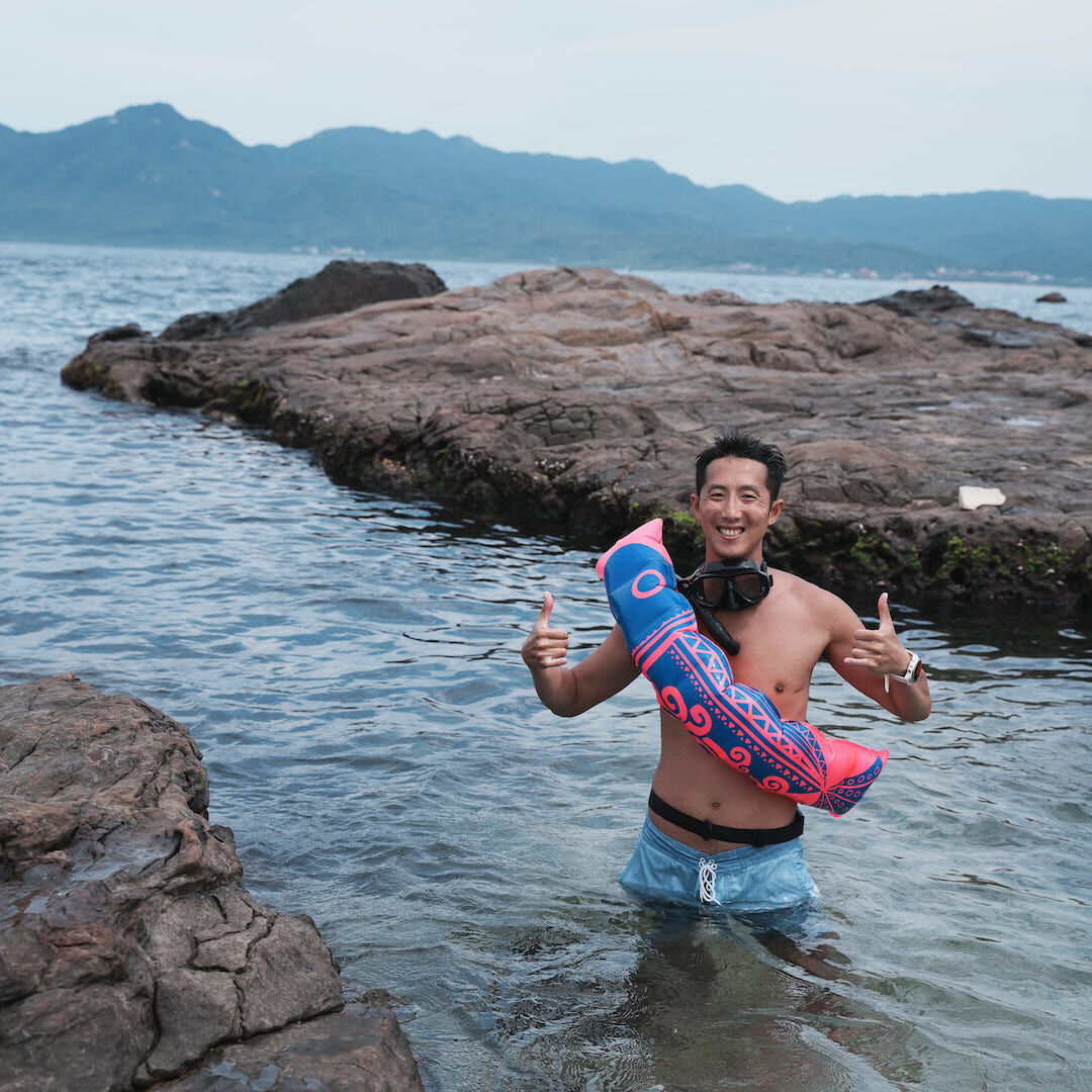 浮多力 - 粉藍色 | 安全玩水浮具【現貨】