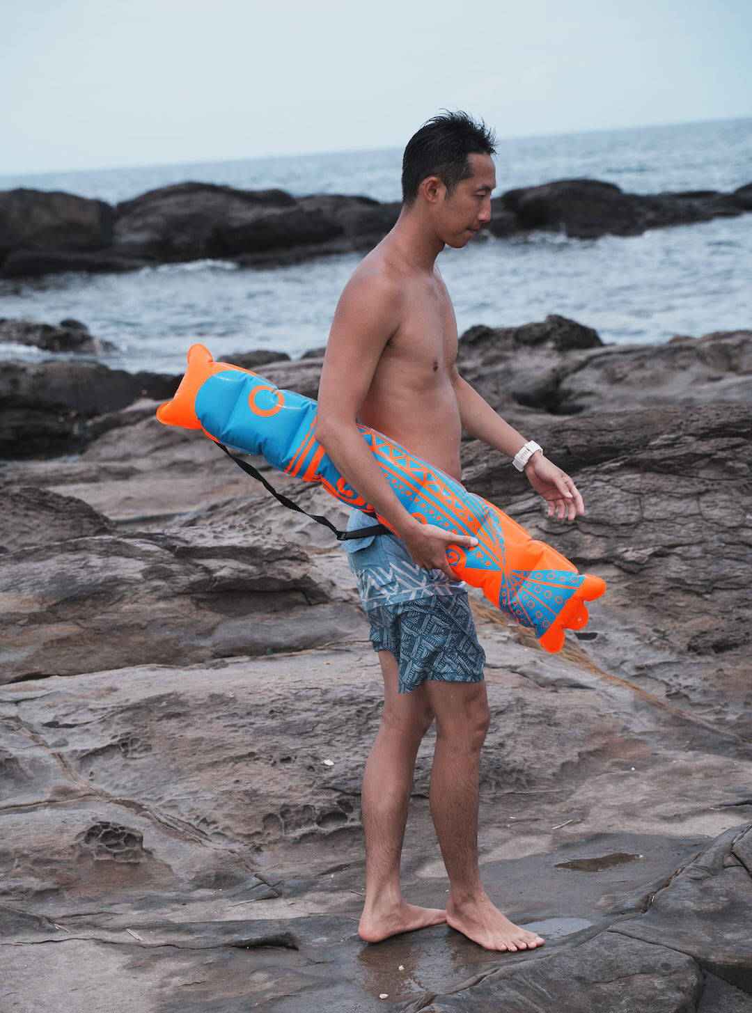 浮多力 - 橘藍色 | 安全玩水浮具【現貨】