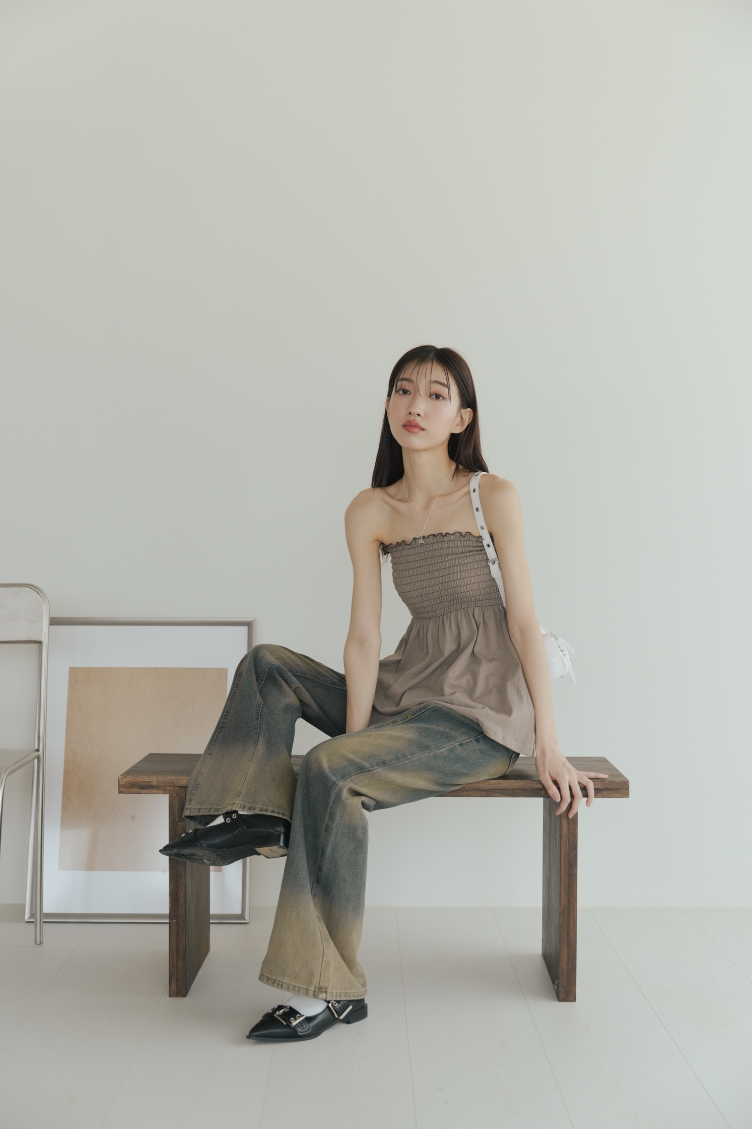 暮光卯釘靴型褲