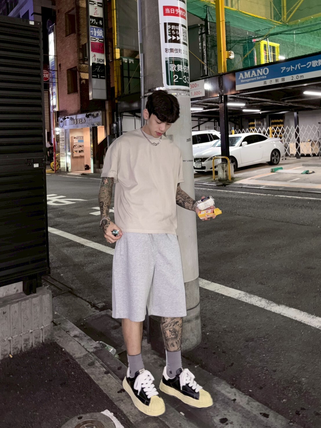 《S.V》BOXY水洗素T