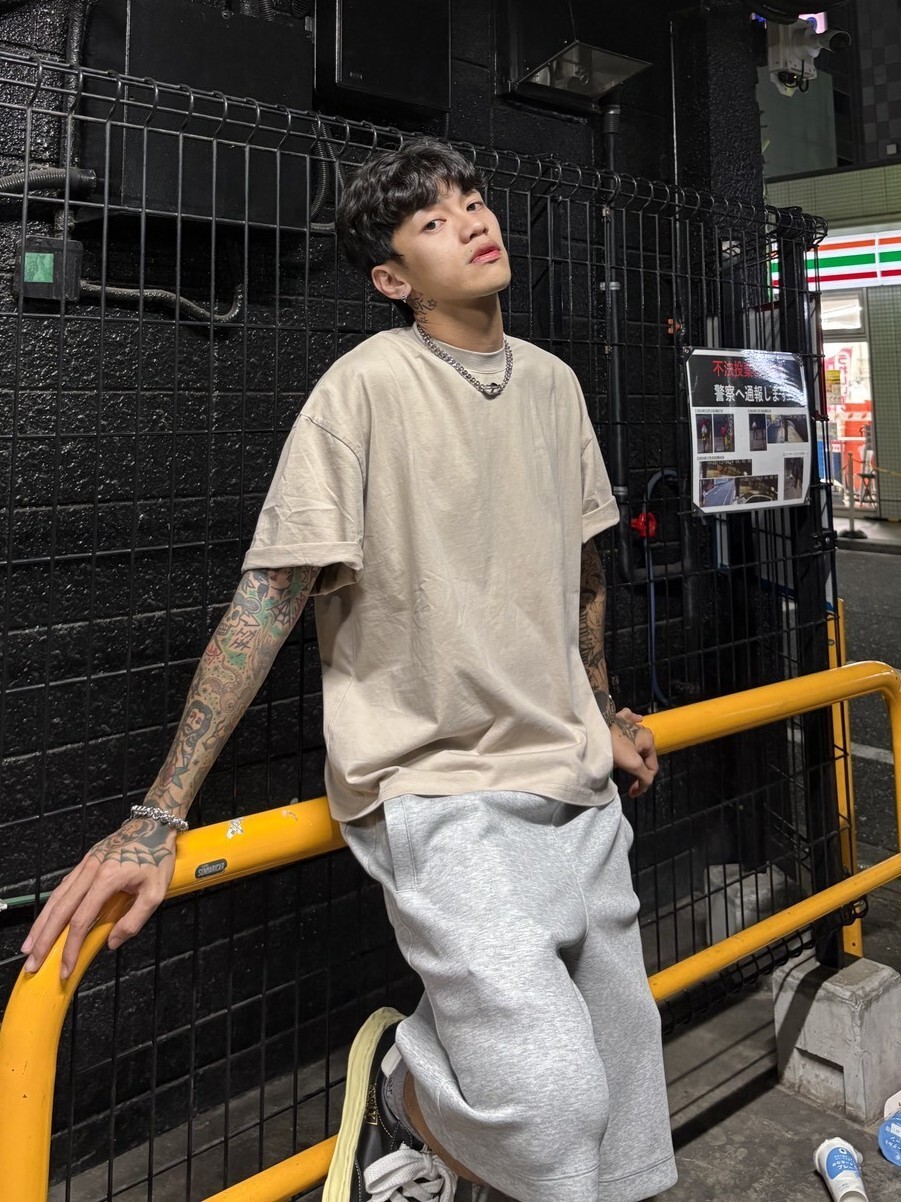 《S.V》BOXY水洗素T