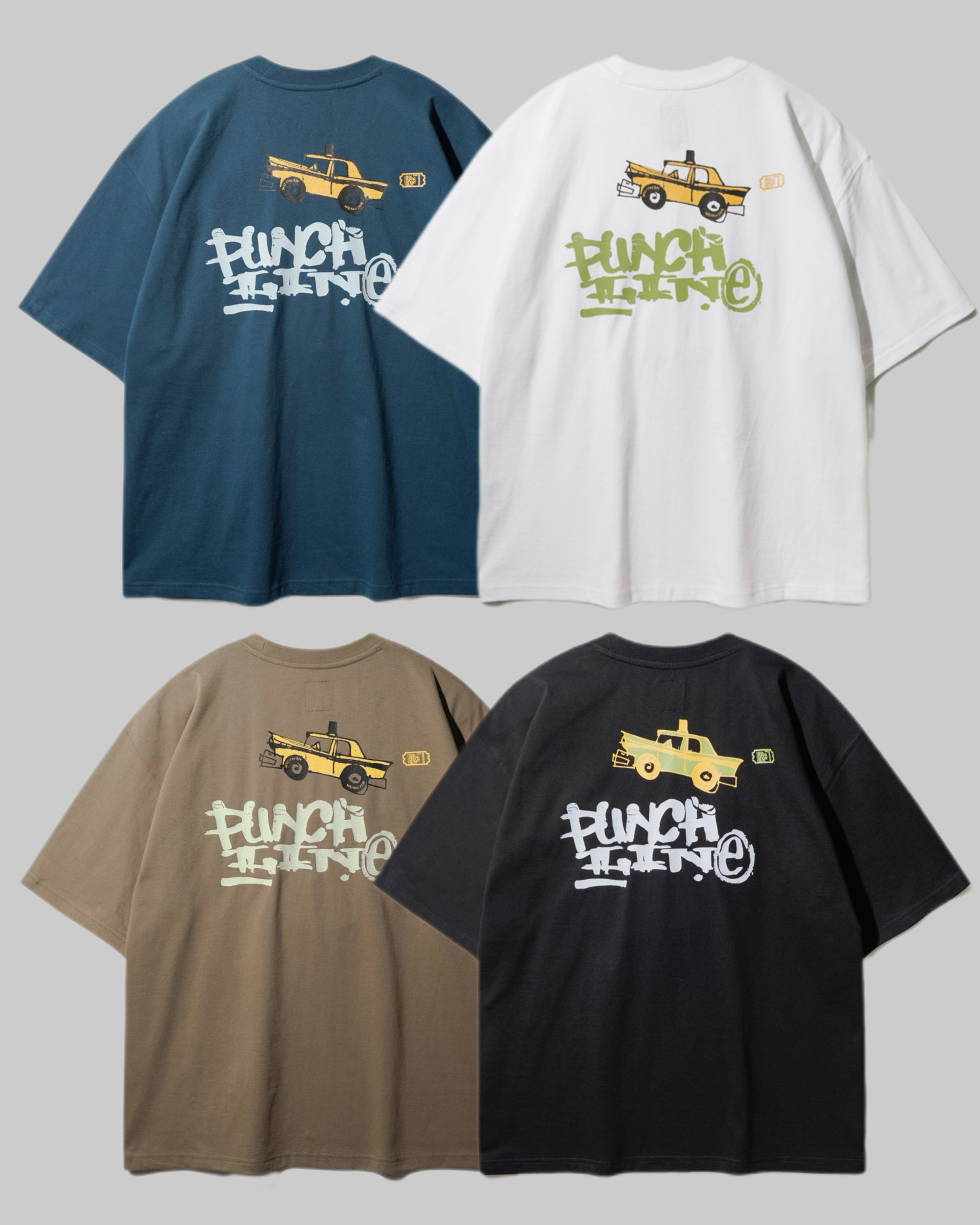 <預購> 韓國 Punchline Taxi Driver 高磅純棉短T