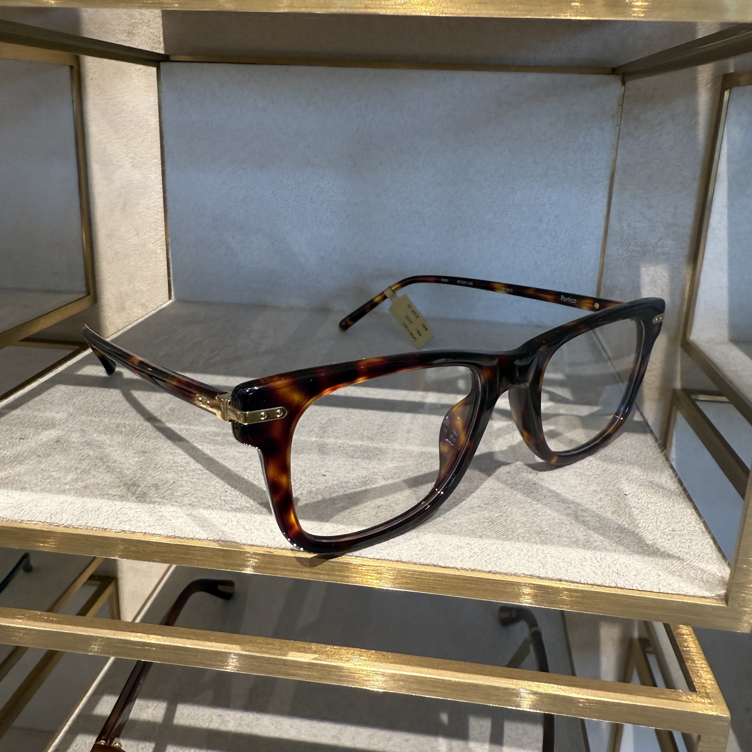 Linda farrow LINEAR Optical Glasses Tortoiseshell LF68C2OPT