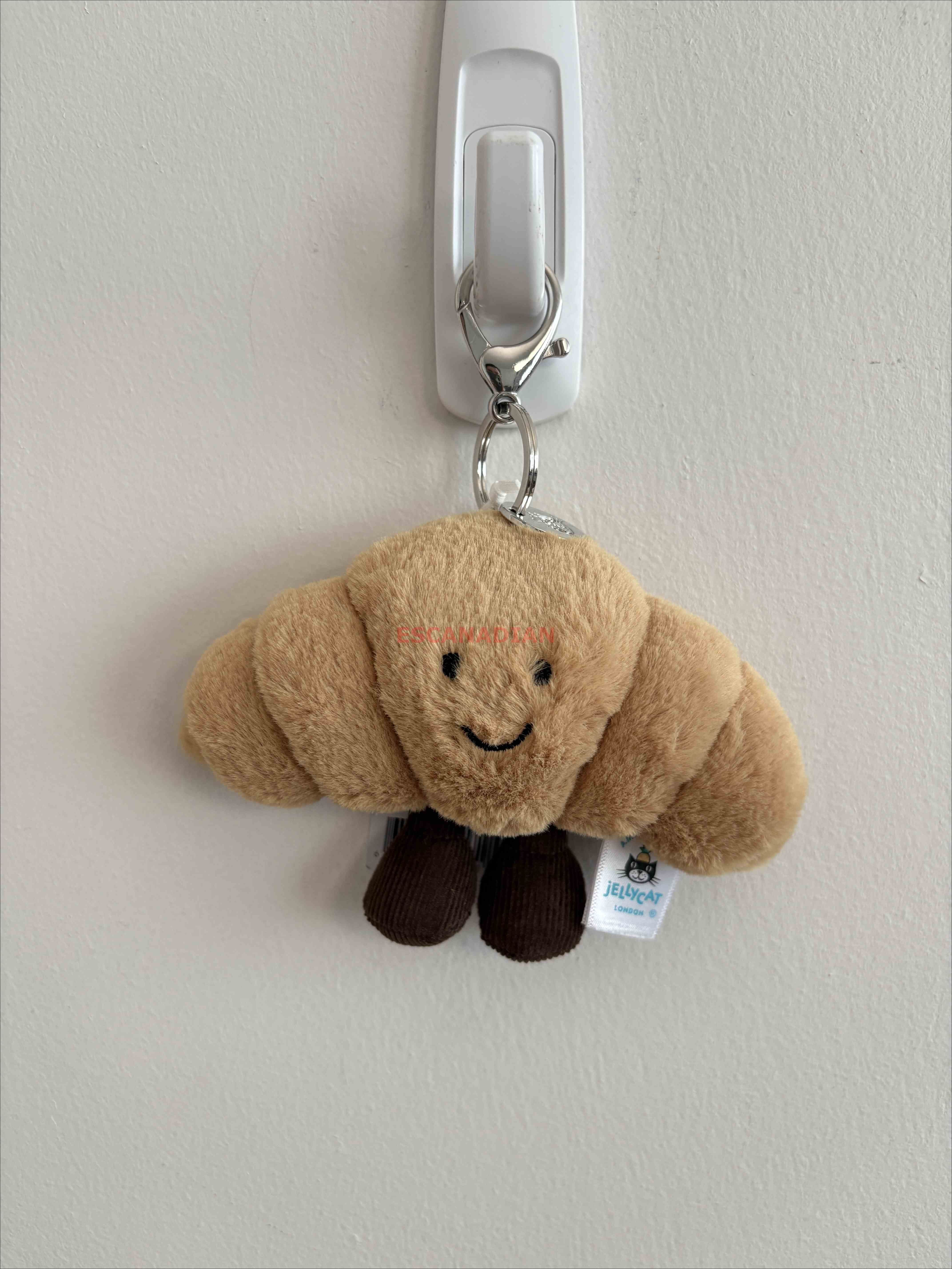 JellyCat 牛角麵包 掛飾 鑰使圈