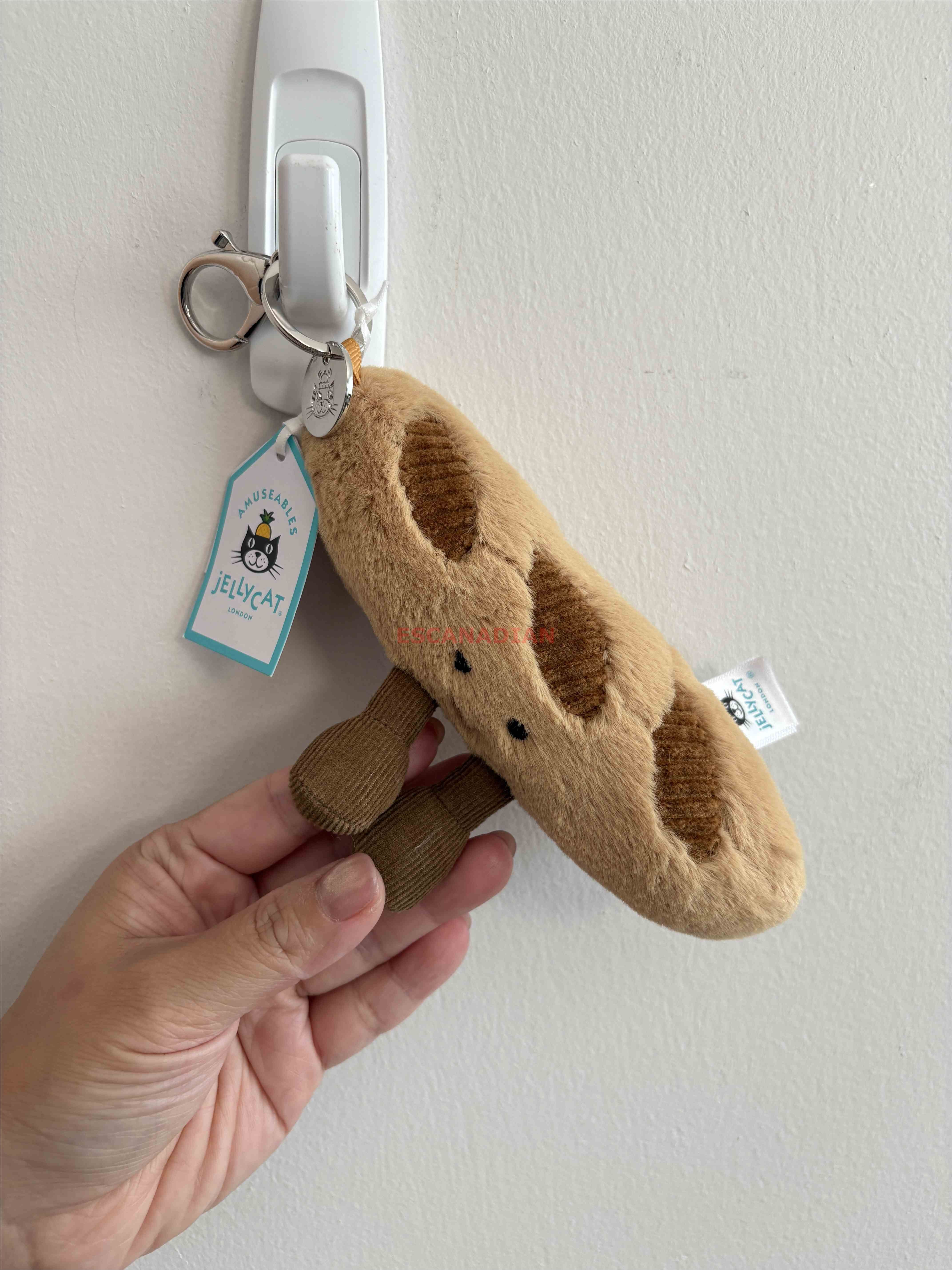JellyCat 法國麵包 掛飾 鑰使圈