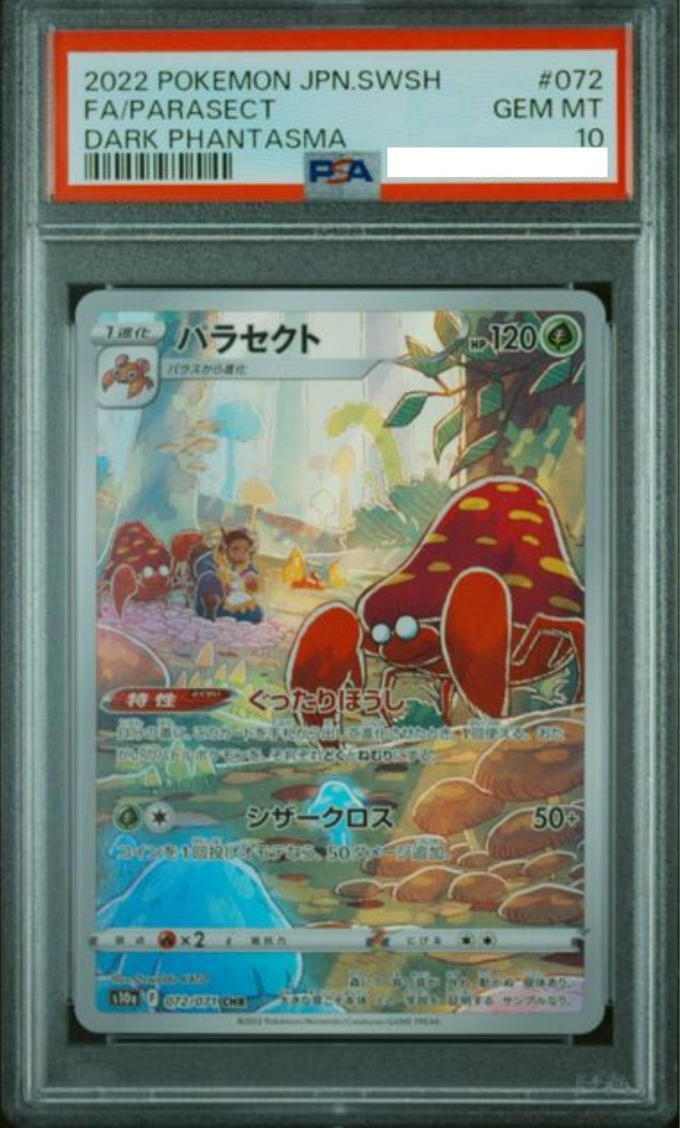 POKEMON JAPANESE S10A 072/071 CHR PSA10