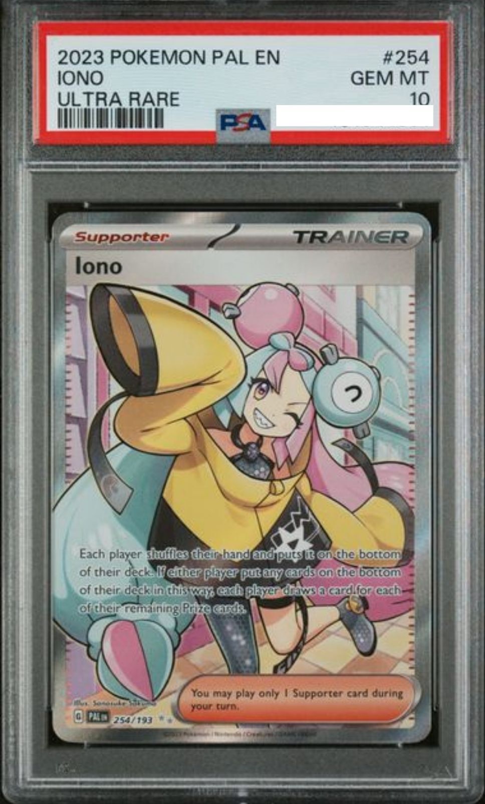 POKEMON ENGLISH PAL EN 254/193 PSA10