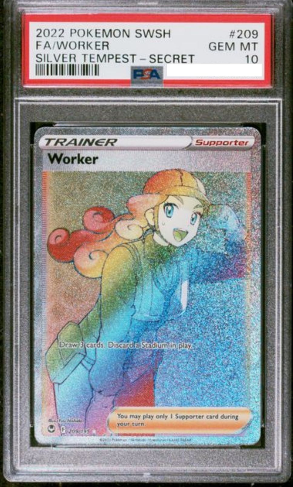 POKEMON ENGLISH 209/195 PSA10