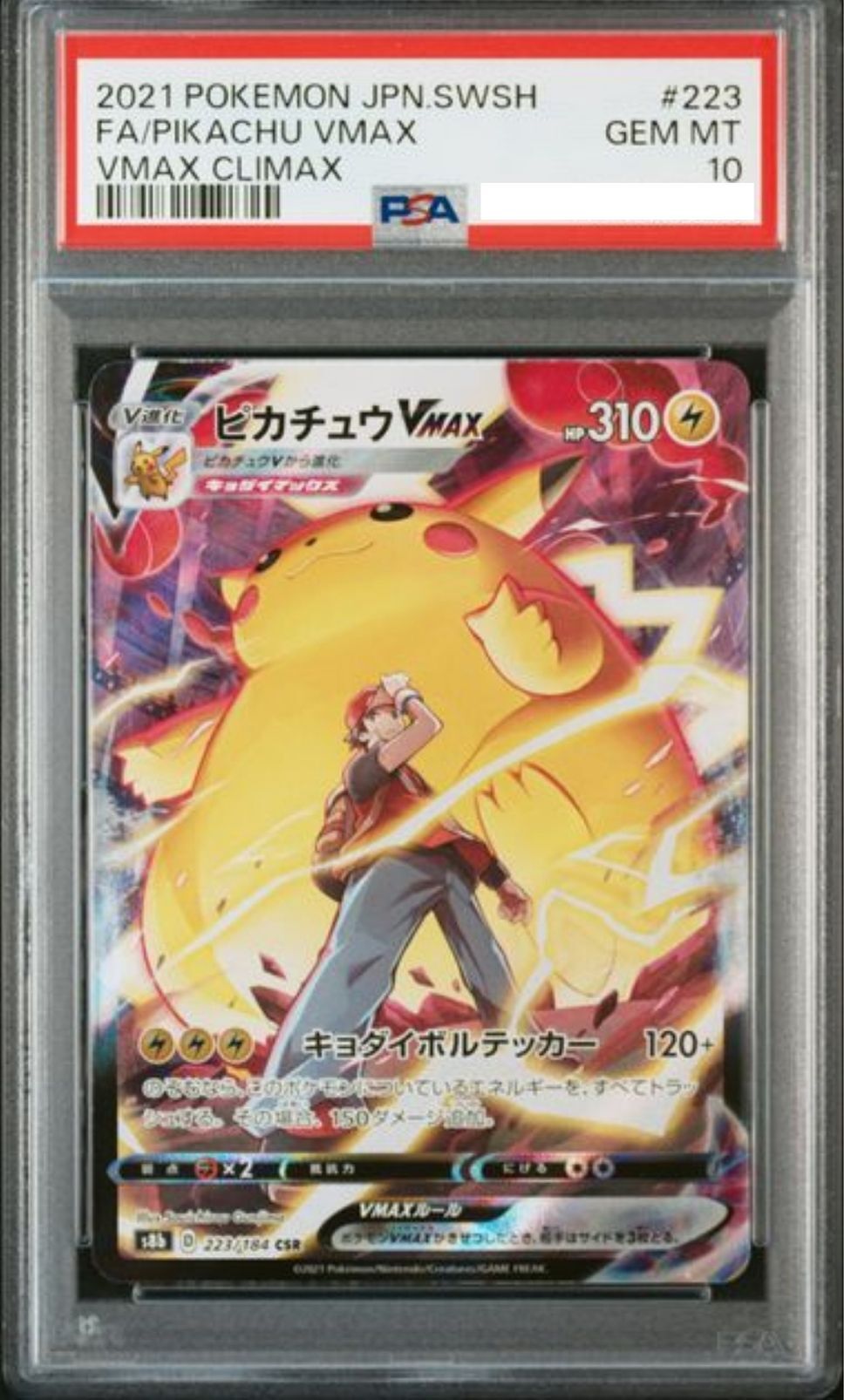 POKEMON JAPANESE S8B 223/184 CSR PSA10