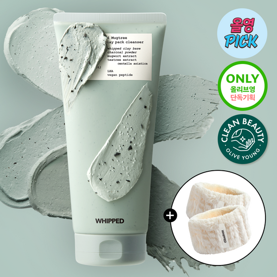 [ WHIPPED ] Mugtree Vegan Cookie Clay Pack Cleanser 180ml