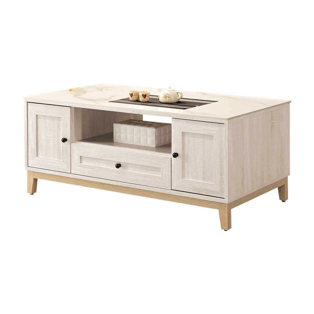 妮塔4尺岩板大茶几