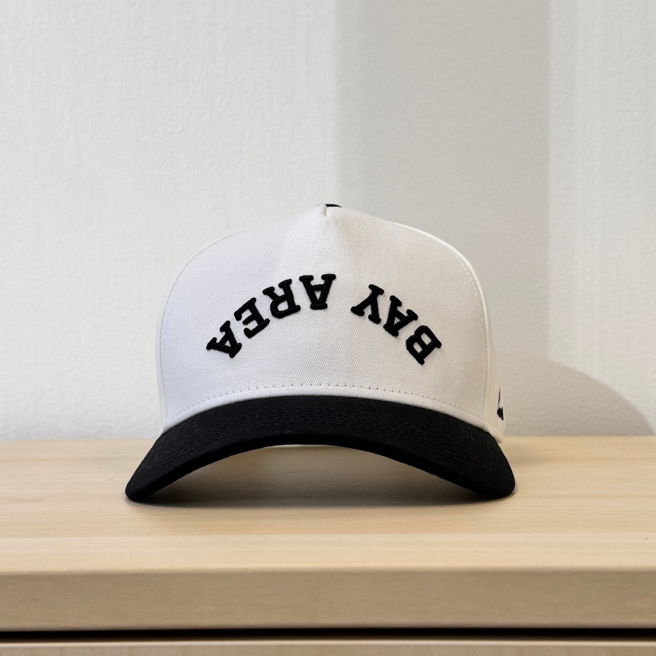 NBA帽子 Stephen Curry The Bay Area 倒反帽 白底黑 可調式 全新