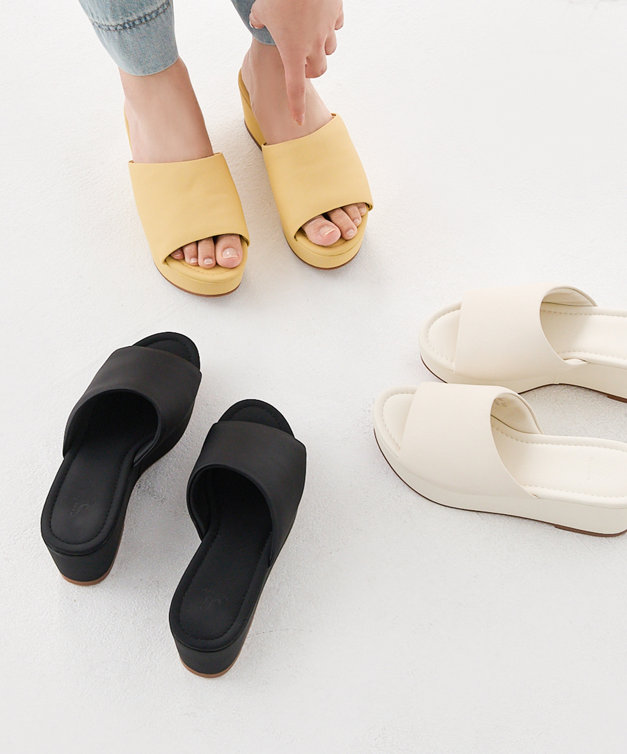 Susie厚底雲朵鞋(三色)