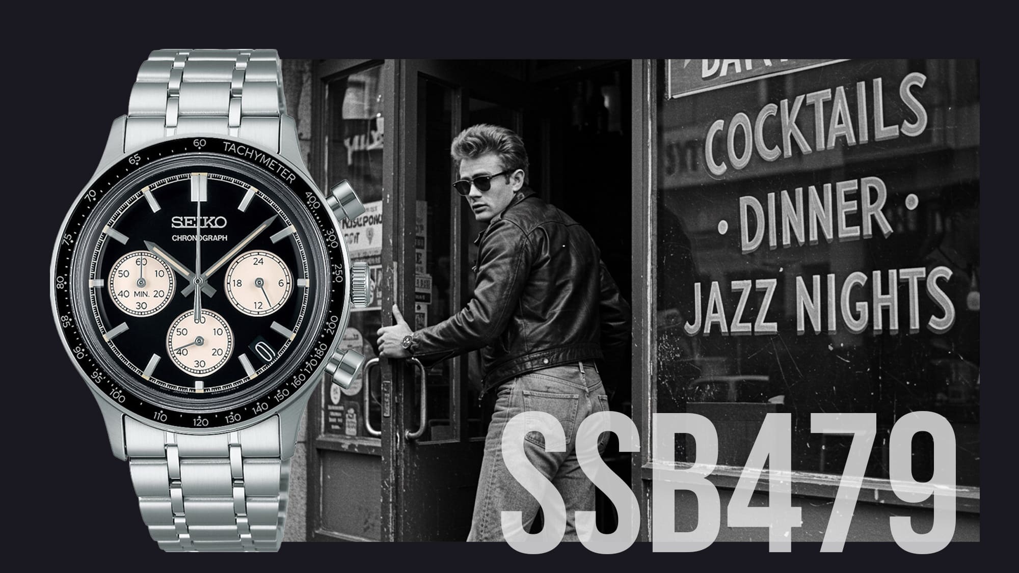 萬年鐘錶 - SEIKO   CS 系列  質感經典三眼計時男錶   SSB479P1 / 8T63-03P0D   錶徑38.7MM