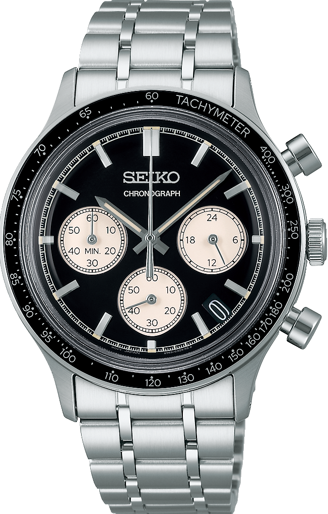 萬年鐘錶 - SEIKO   CS 系列  質感經典三眼計時男錶   SSB479P1 / 8T63-03P0D   錶徑38.7MM